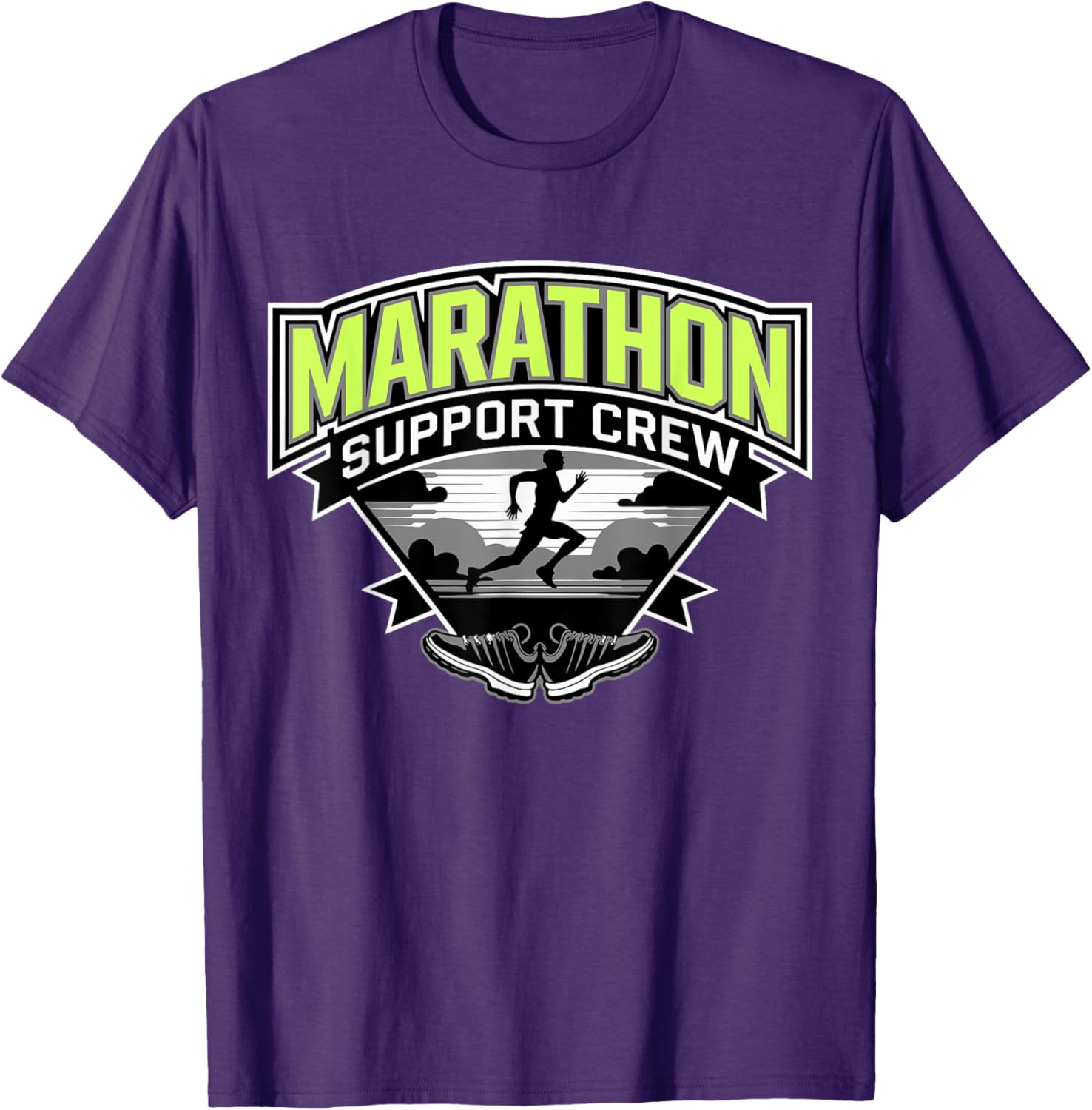 Funny Marathon Support Crew T-Shirt for Men and Women, Perfect Gift - 16