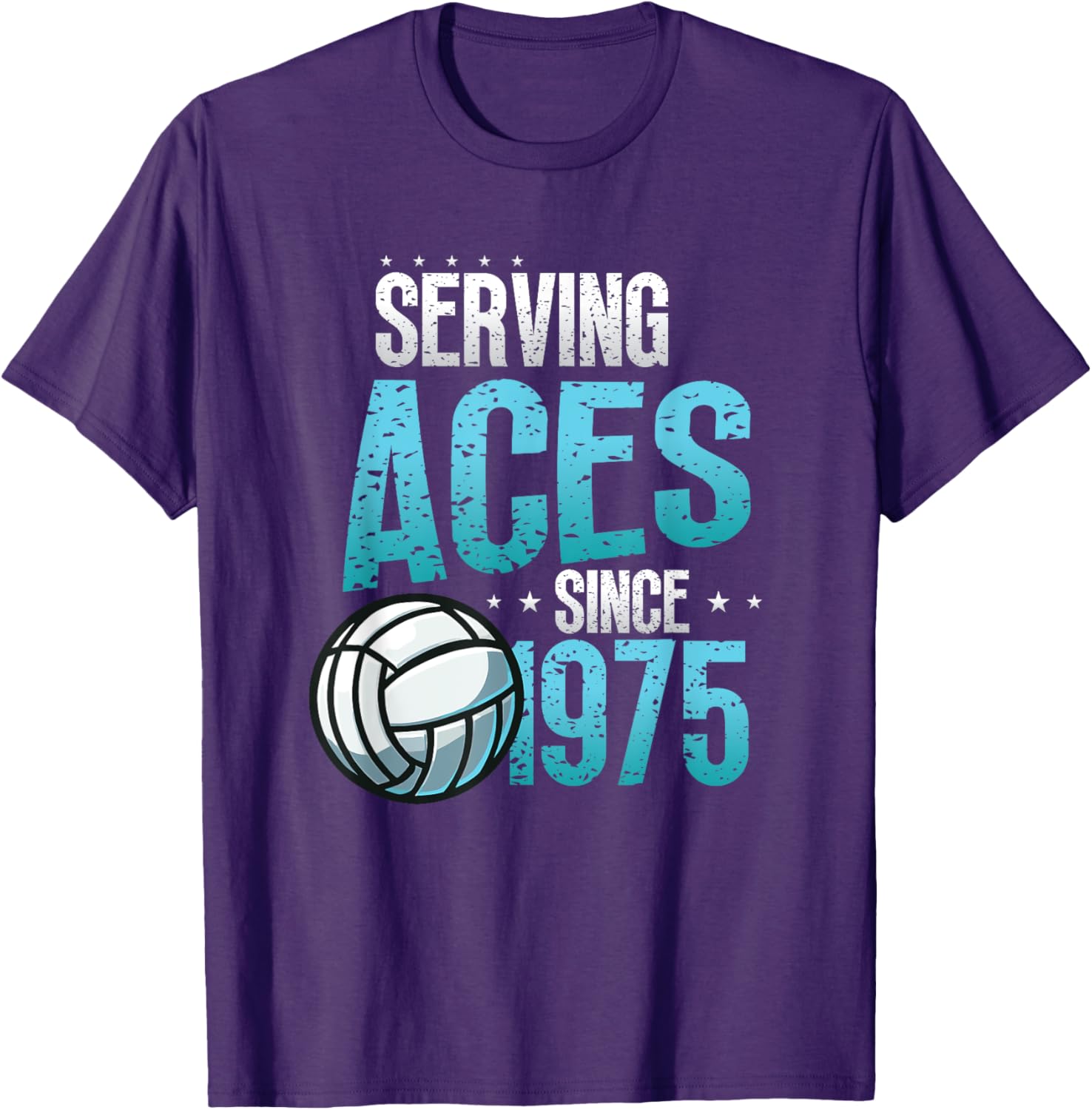 Serving Aces Volleyball Lover 50th Birthday T-Shirt for Fun Celebrations - 5