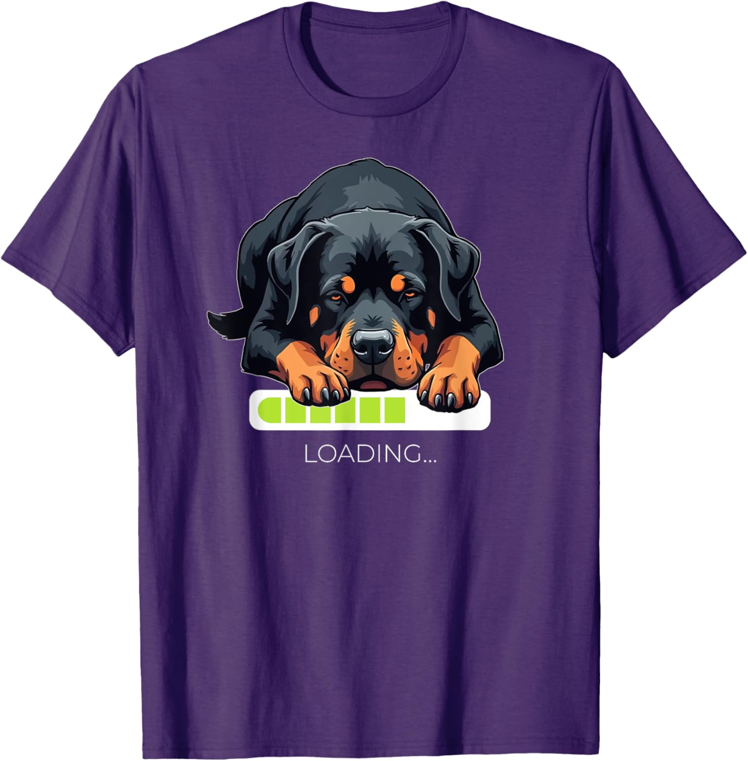 Rottweiler Loading T-Shirt Perfect for Dog Lovers and Rottie Fans - 12