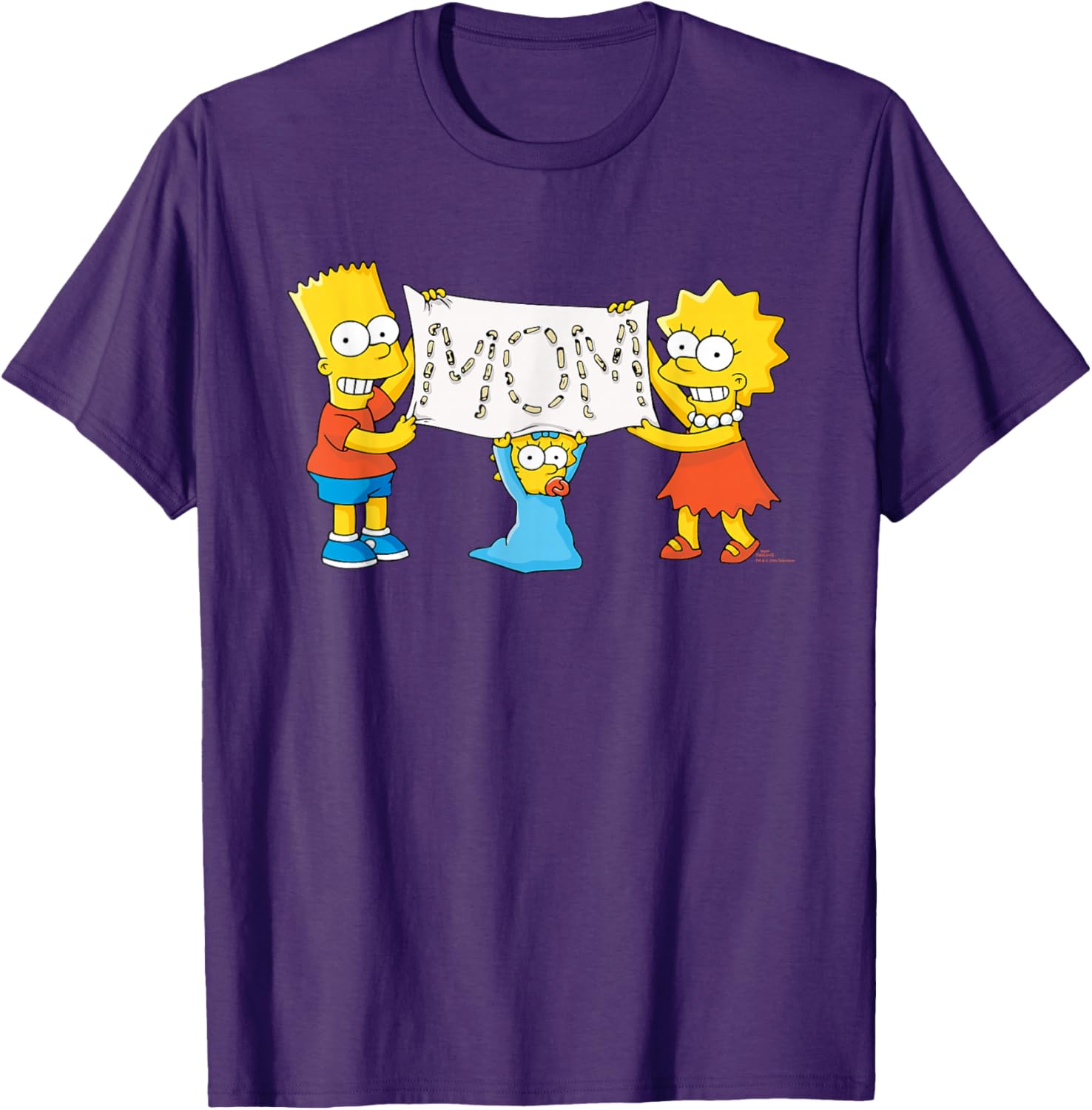 The Simpsons Macaroni Art T-Shirt Perfect Mother's Day Birthday Gift - 9