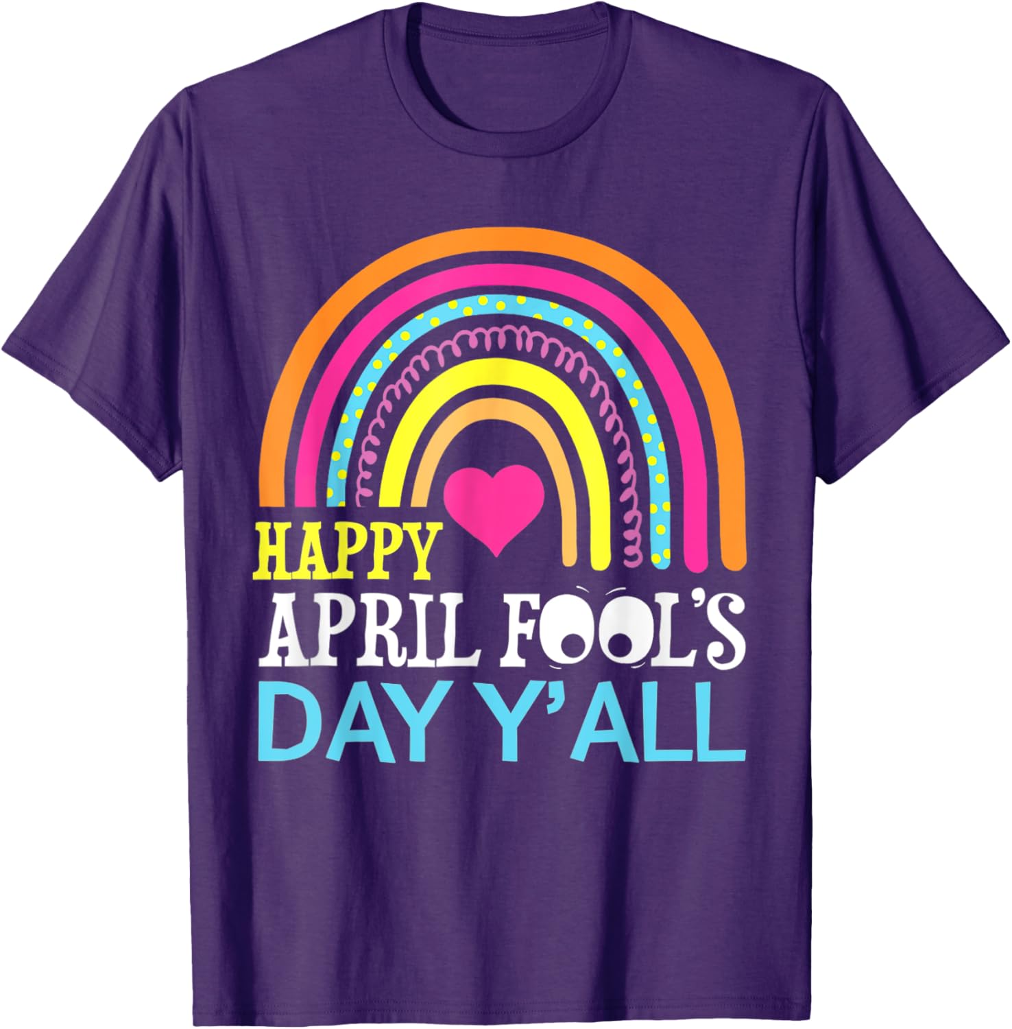 Funny Rainbow April Fools Day T-Shirt for a Happy Celebration - 21