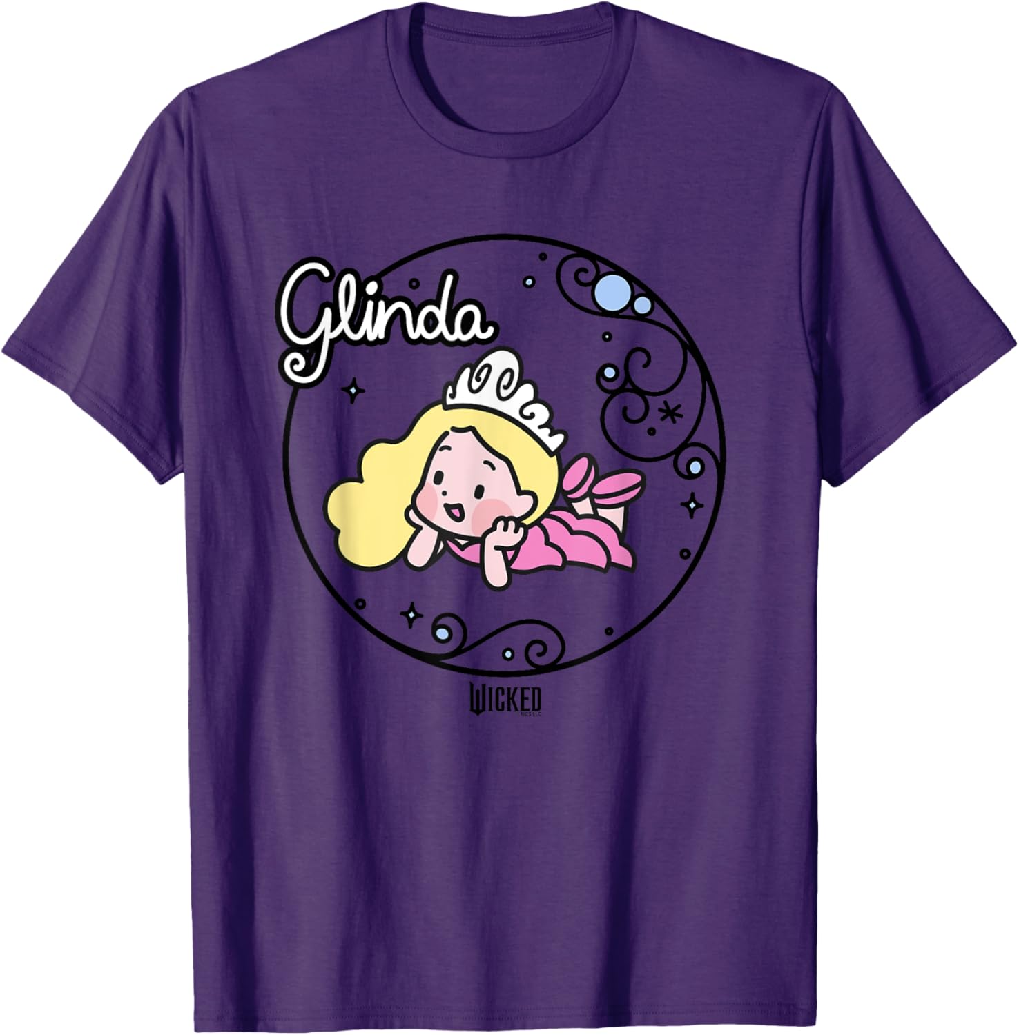 Wicked Glinda Daydreaming Cartoon T-Shirt for Fun Fashion Lovers - 8