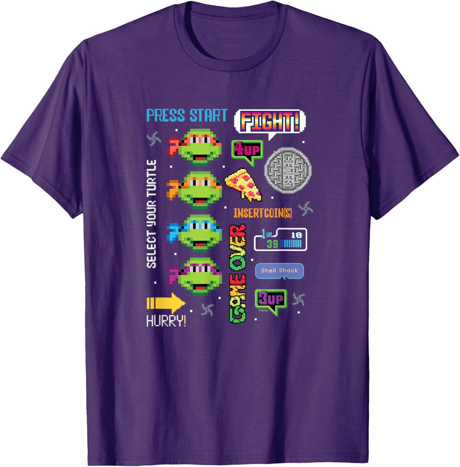 Teenage Mutant Ninja Turtles Icon Cluster T-Shirt for Cool Teens - 3