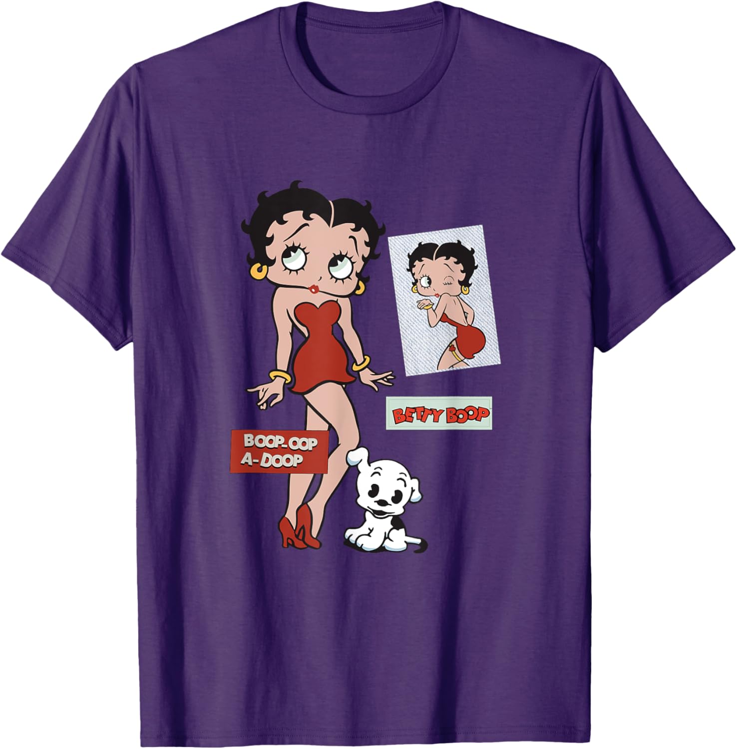 Betty Boop Picture Perfect Patches T-Shirt for Fun Fashion Lovers - 6