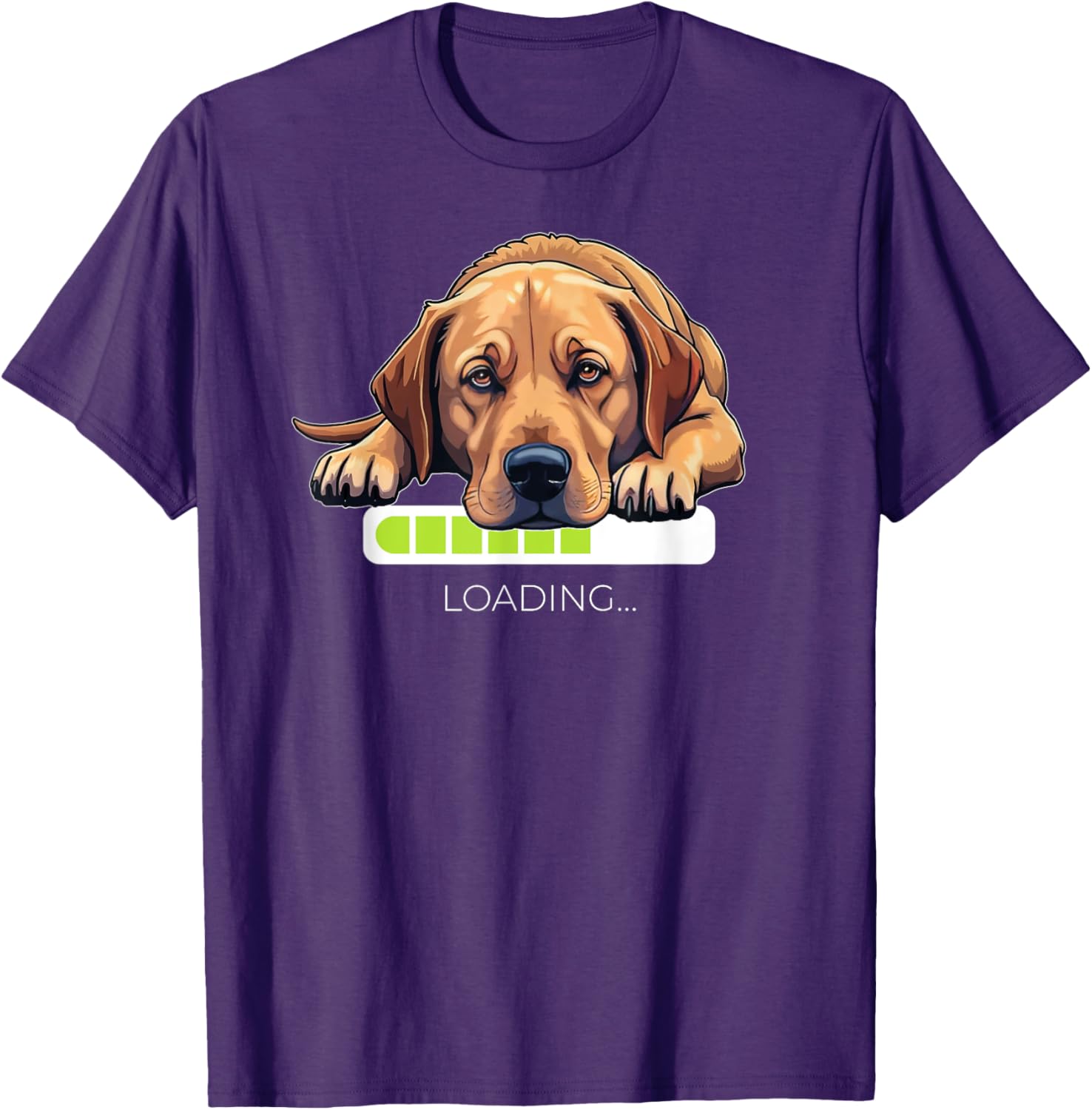 Labrador Retriever Dog Loading Graphic T-Shirt for Dog Lovers - 11