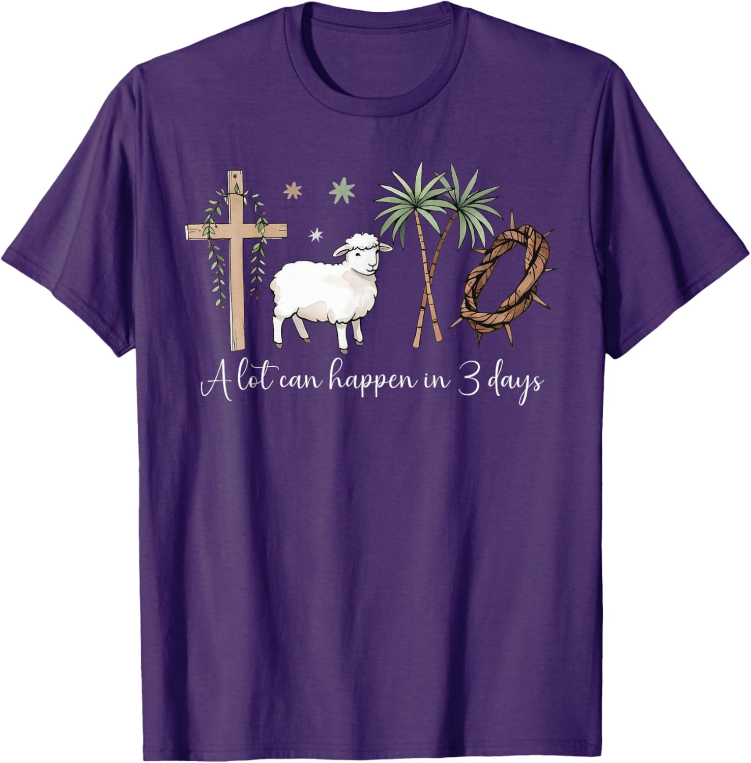 A Lot Can Happen in 3 Days Christian Easter Faith T-Shirt for Jesus Fans - 10