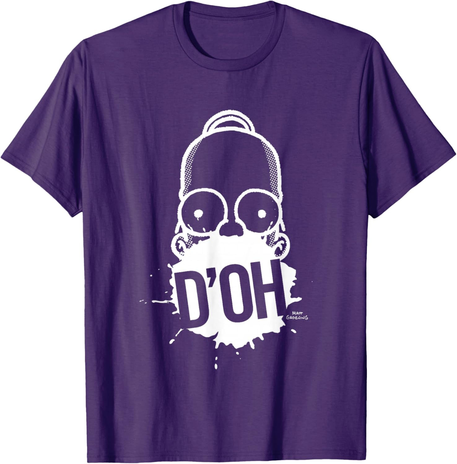 The Simpsons Homer D'Oh Distressed Logo T-Shirt for Fans and Collectors - 2