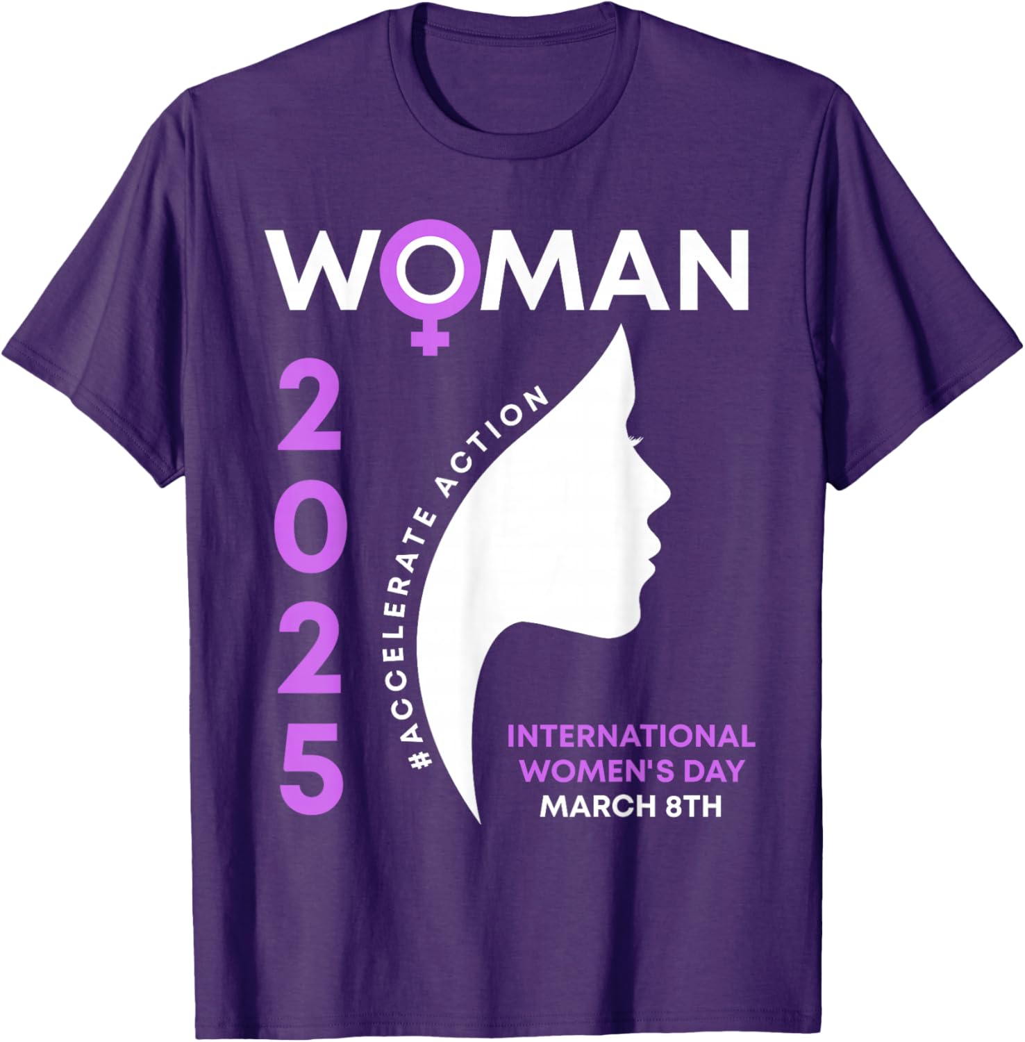 International Women's Day 2025 Action T-Shirt for Empowering Women - 3