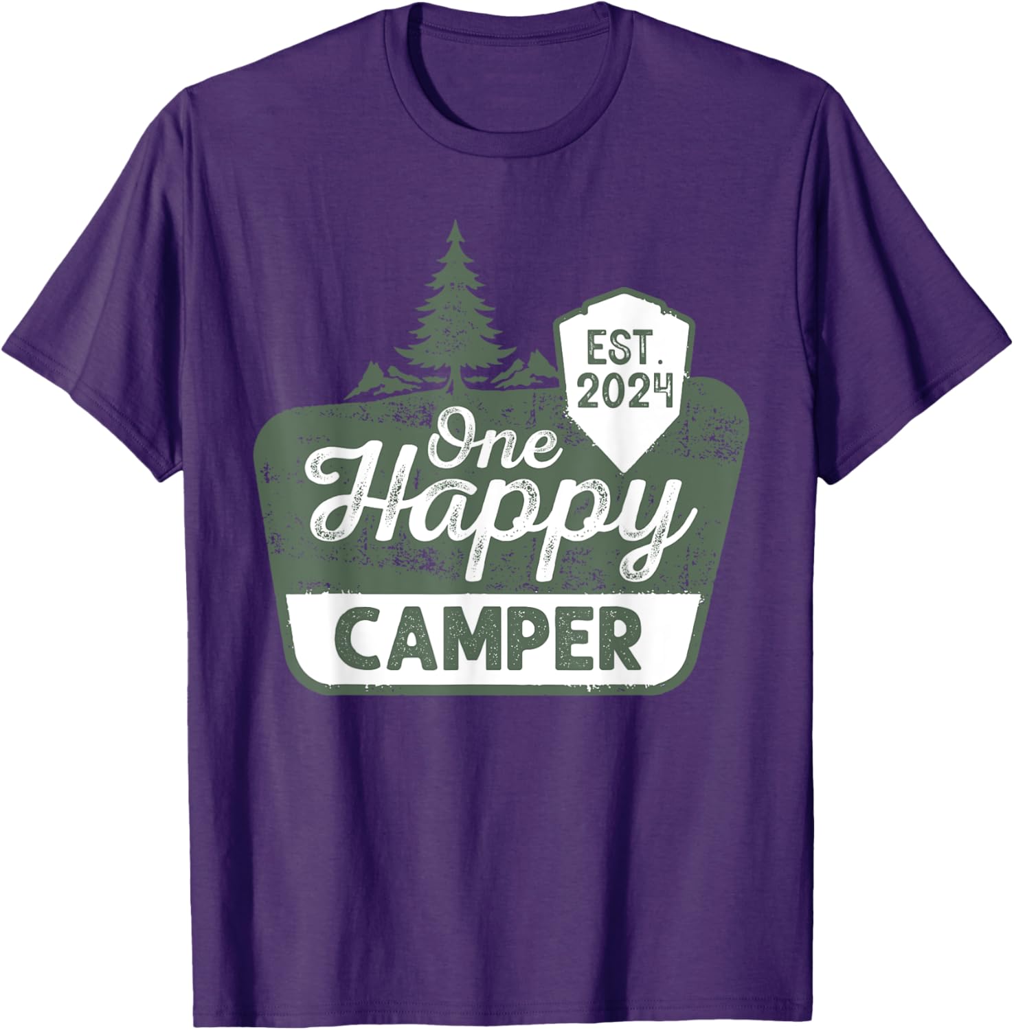 One Happy Camper Matching Family Birthday T-Shirt for Fun Celebrations - 27