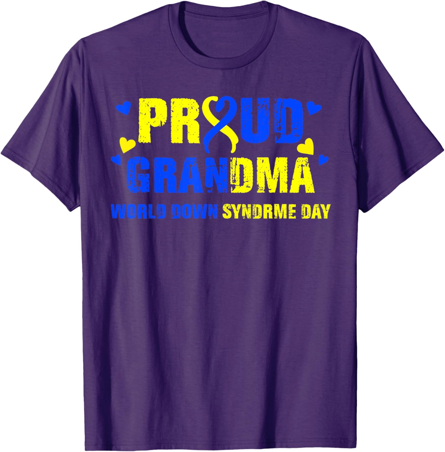 Down Syndrome Grandma Awareness T-Shirt for Proud Family Members - 5