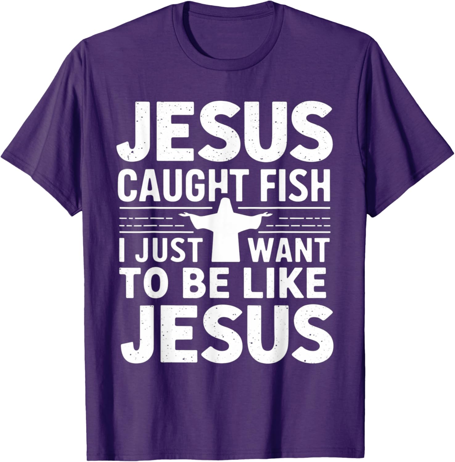 Catch Fish with Faith - Jesus Caught Fish T-Shirt for Christian Anglers - 13