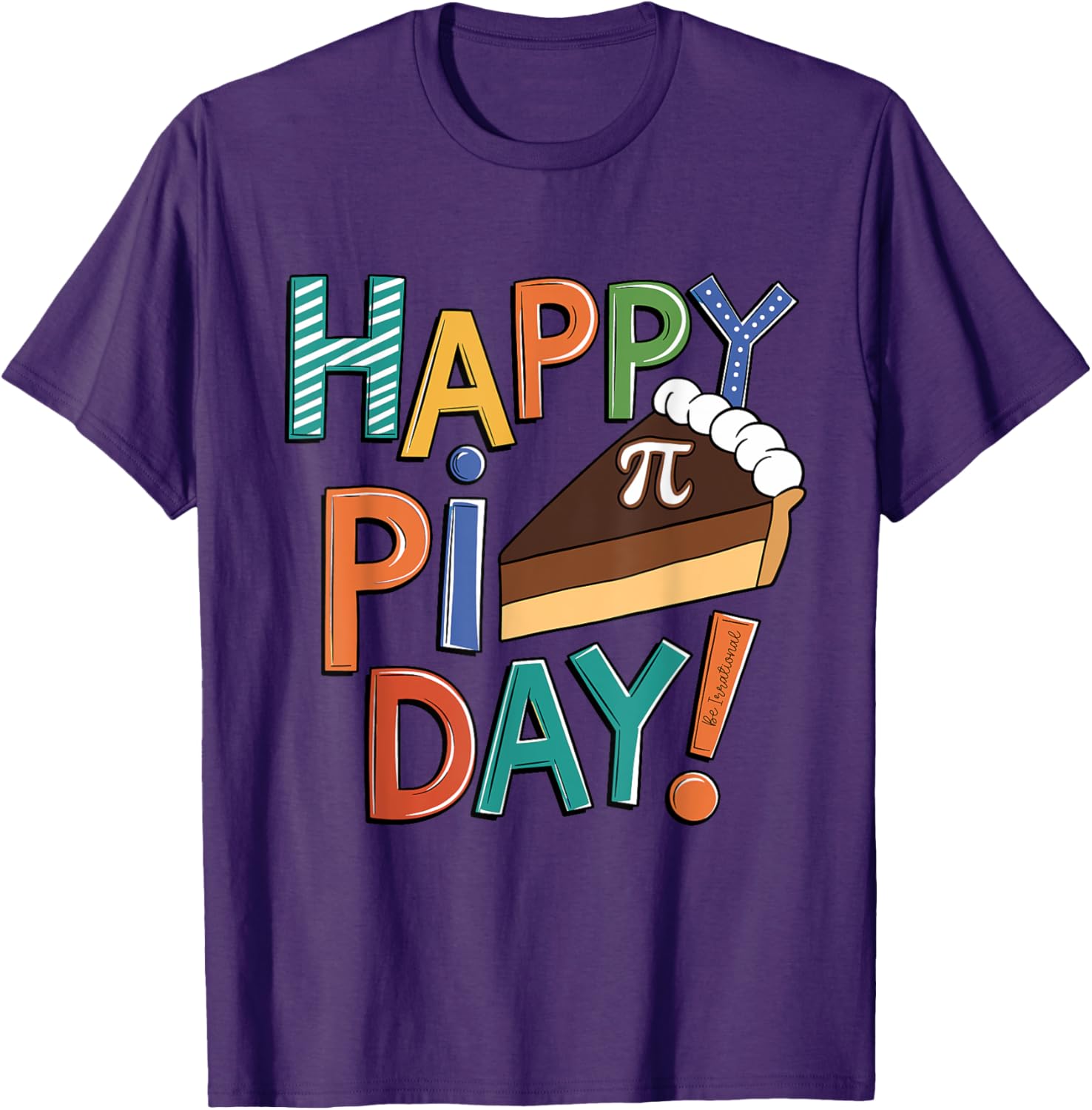 Happy Pi Day 3.14 Math Humor T-Shirt for Teachers and Kids - 7