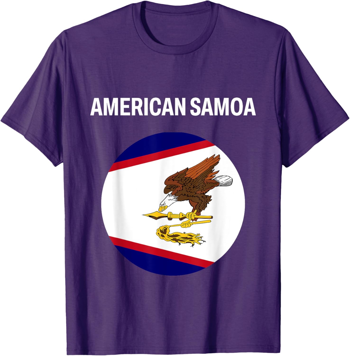American Samoa Flag Modern T-Shirt for Stylish Casual Wear - 14
