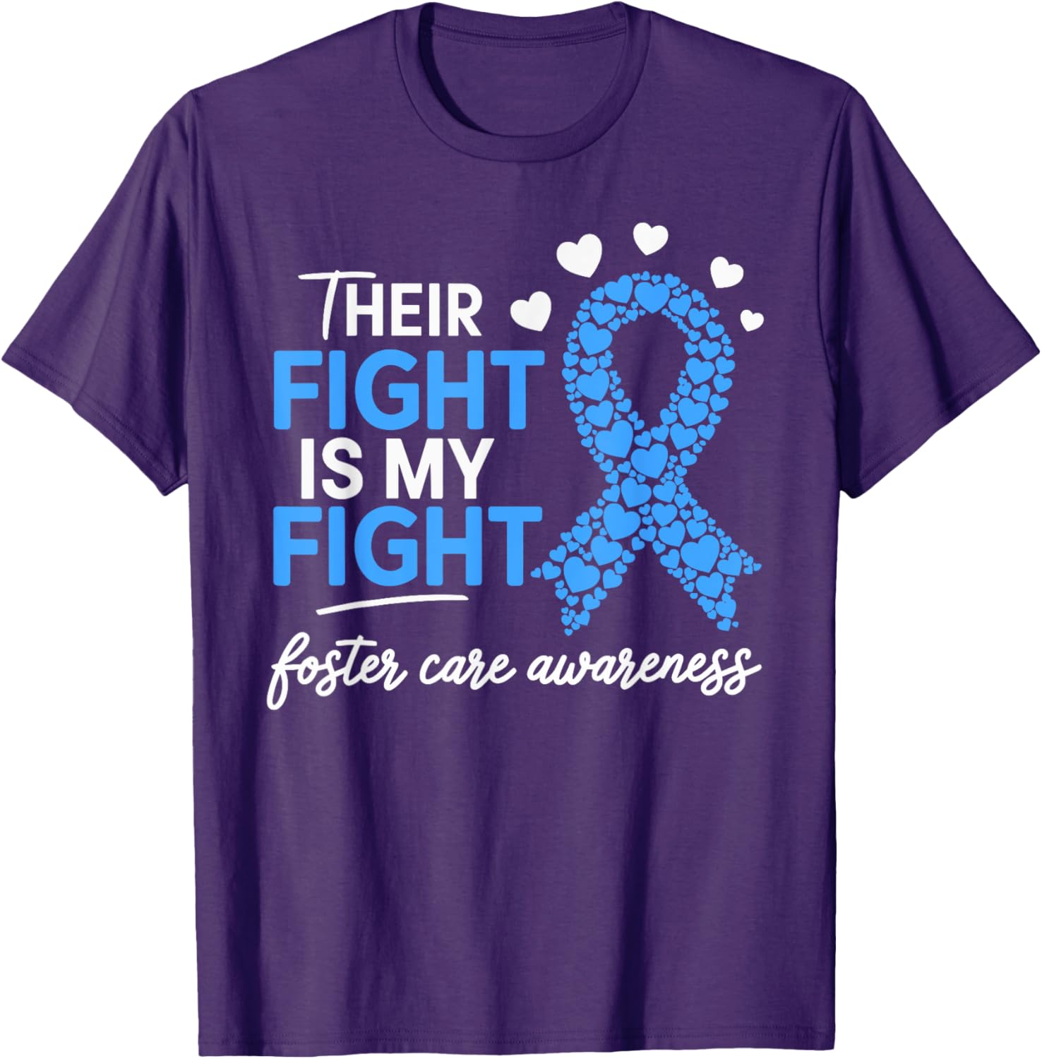 Foster Care Awareness T-Shirt for May - Support and Raise Awareness - 12