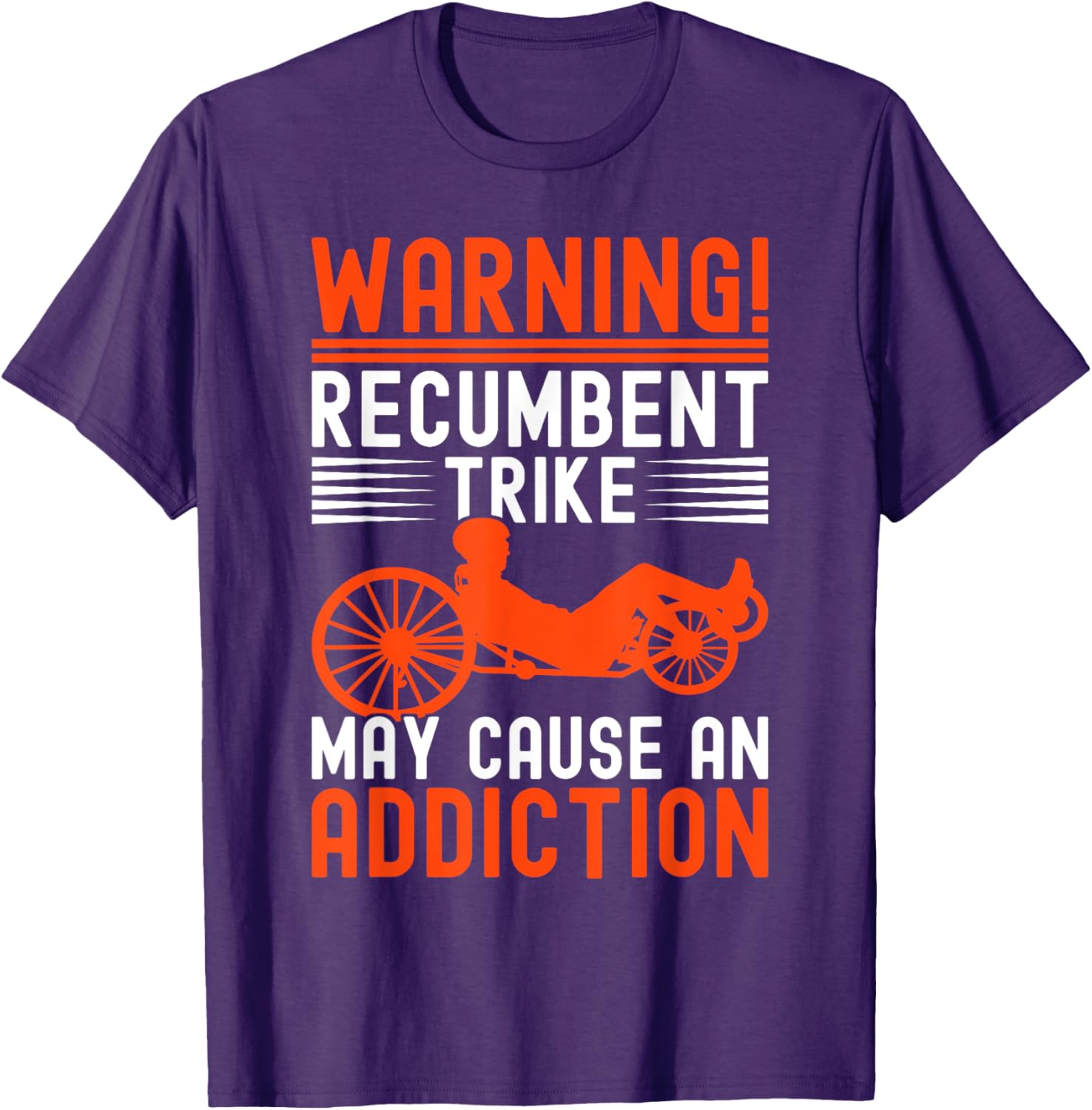 Recumbent Trike Cycling T-Shirt for Cycling Enthusiasts and Riders - 10
