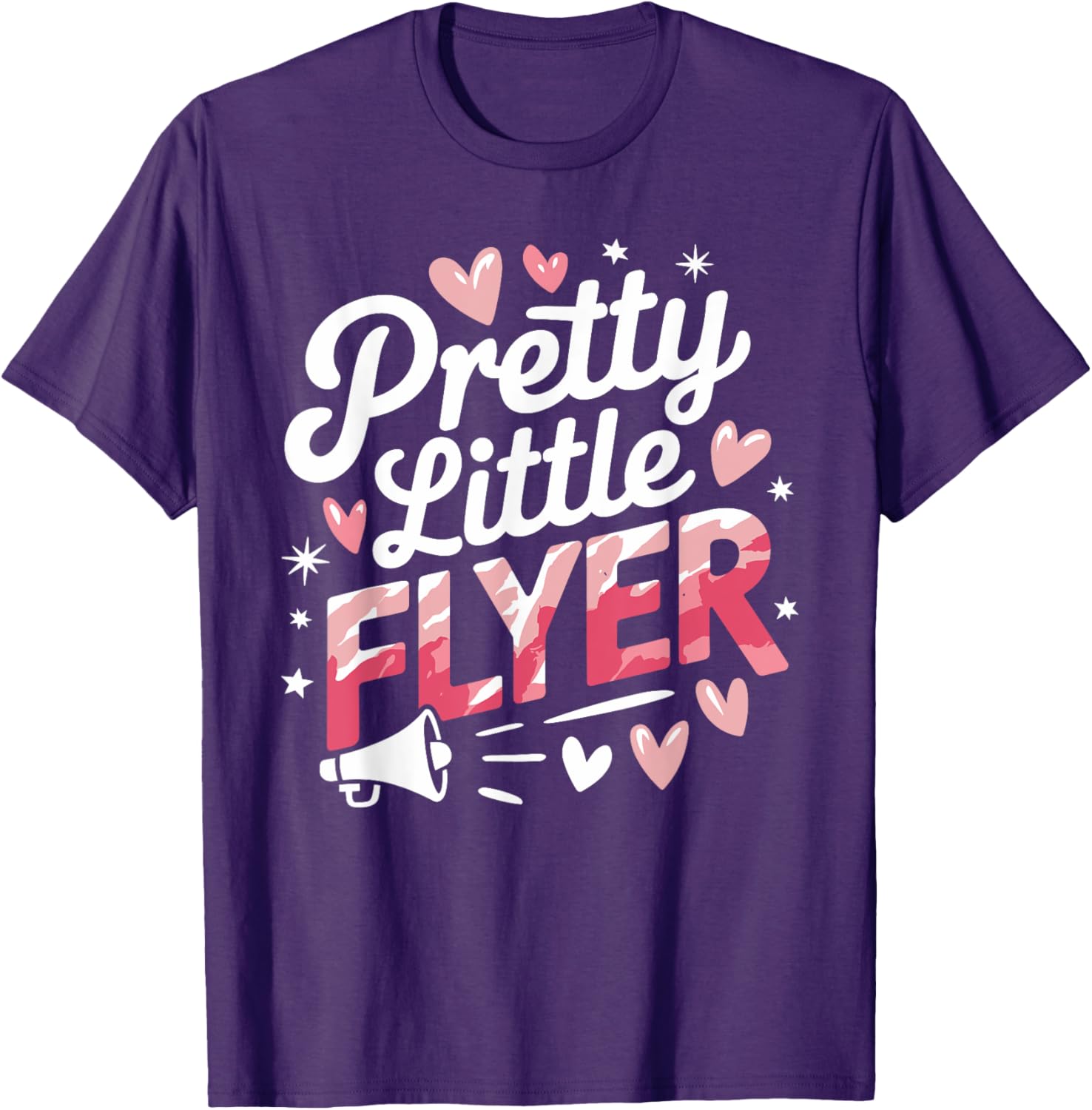 Pretty Little Flyer Cheerleader T-Shirt for Fans and Cheerleading Enthusiasts - 6