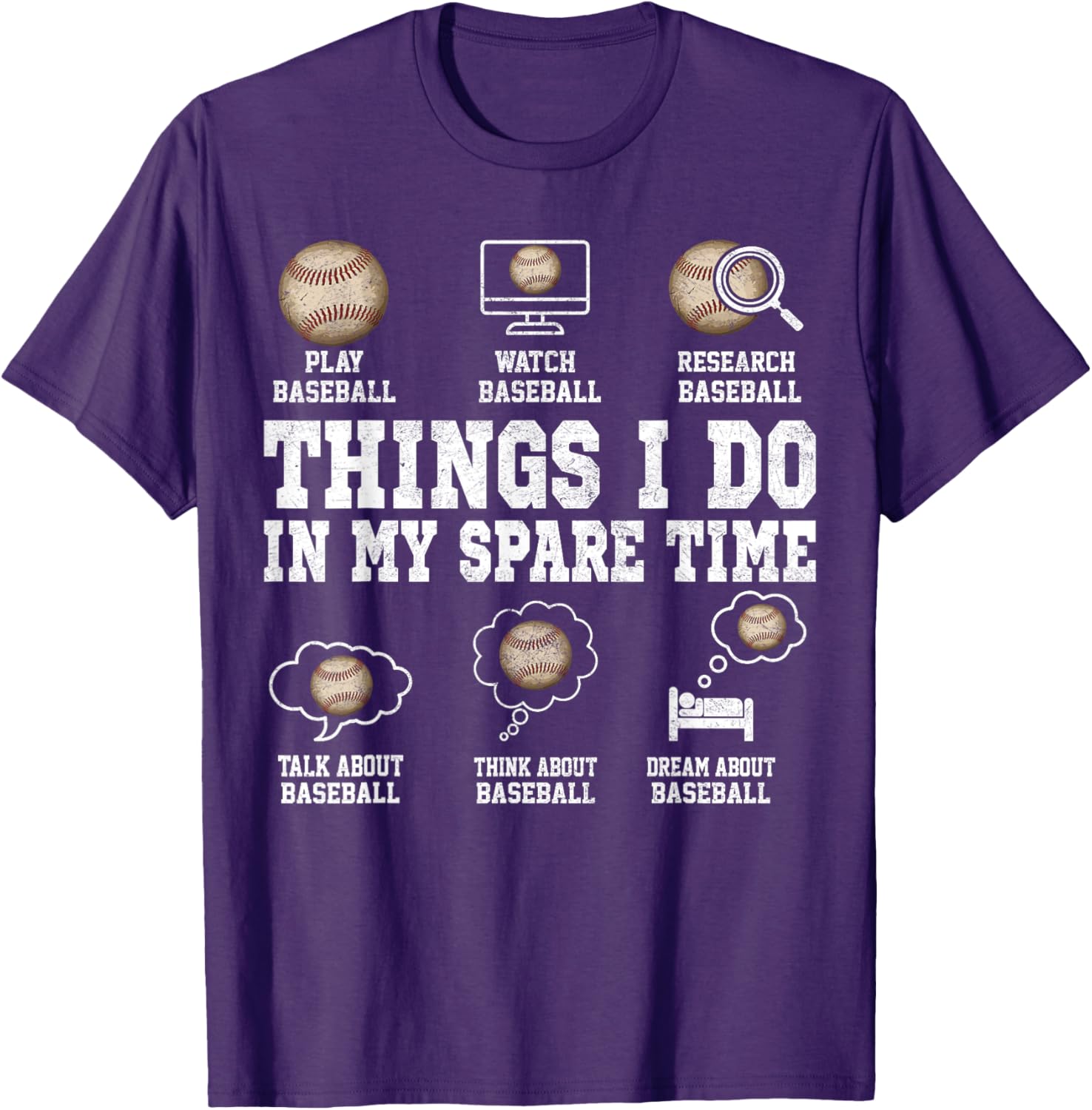 Funny Baseball Player T-Shirt for Fans Perfect for Spare Time Fun - 20