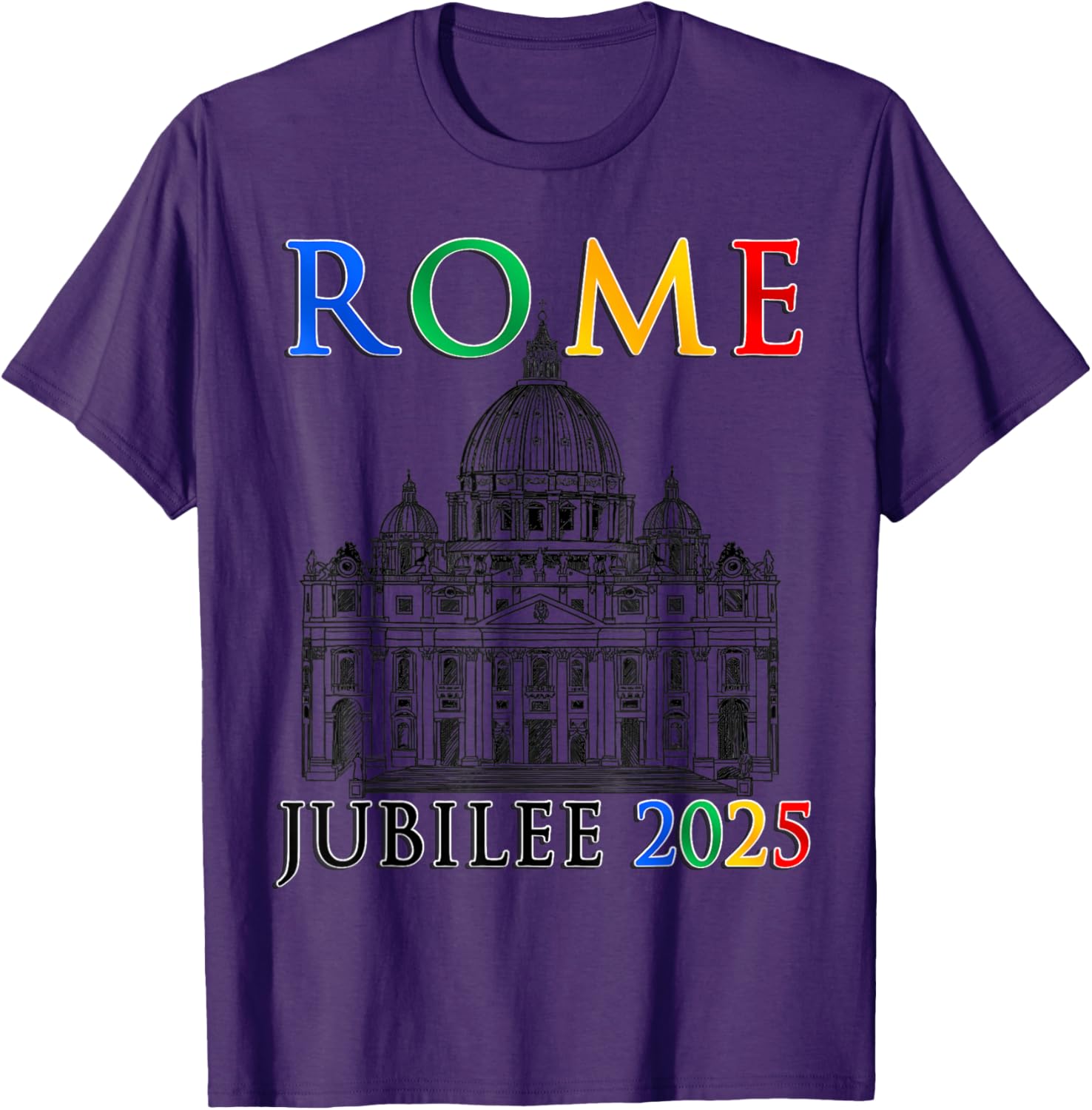 Rome Jubilee Pilgrims of Hope 2025 Vatican T-Shirt for Faithful Travelers - 21