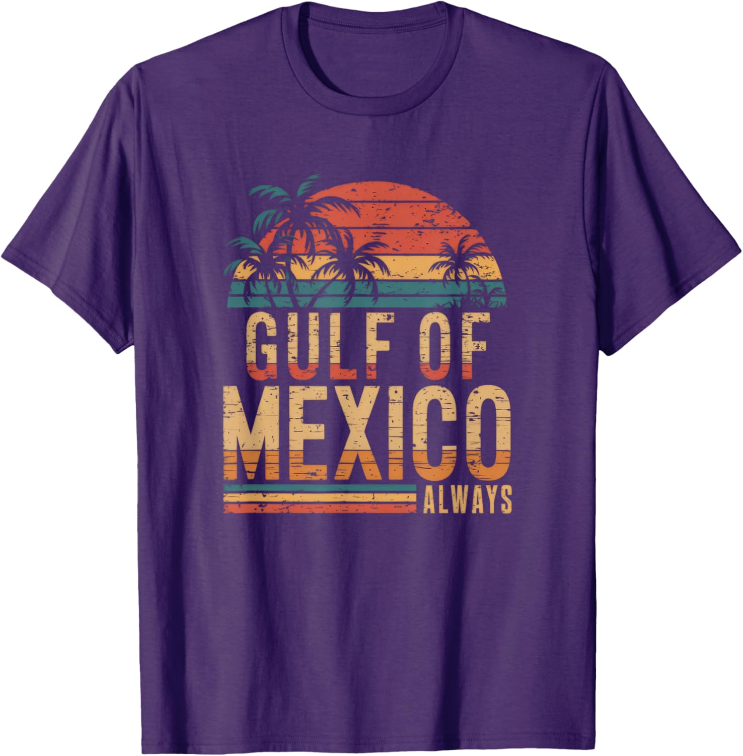 Retro Vintage Gulf of Mexico T-Shirt for Casual Comfort and Style - 9
