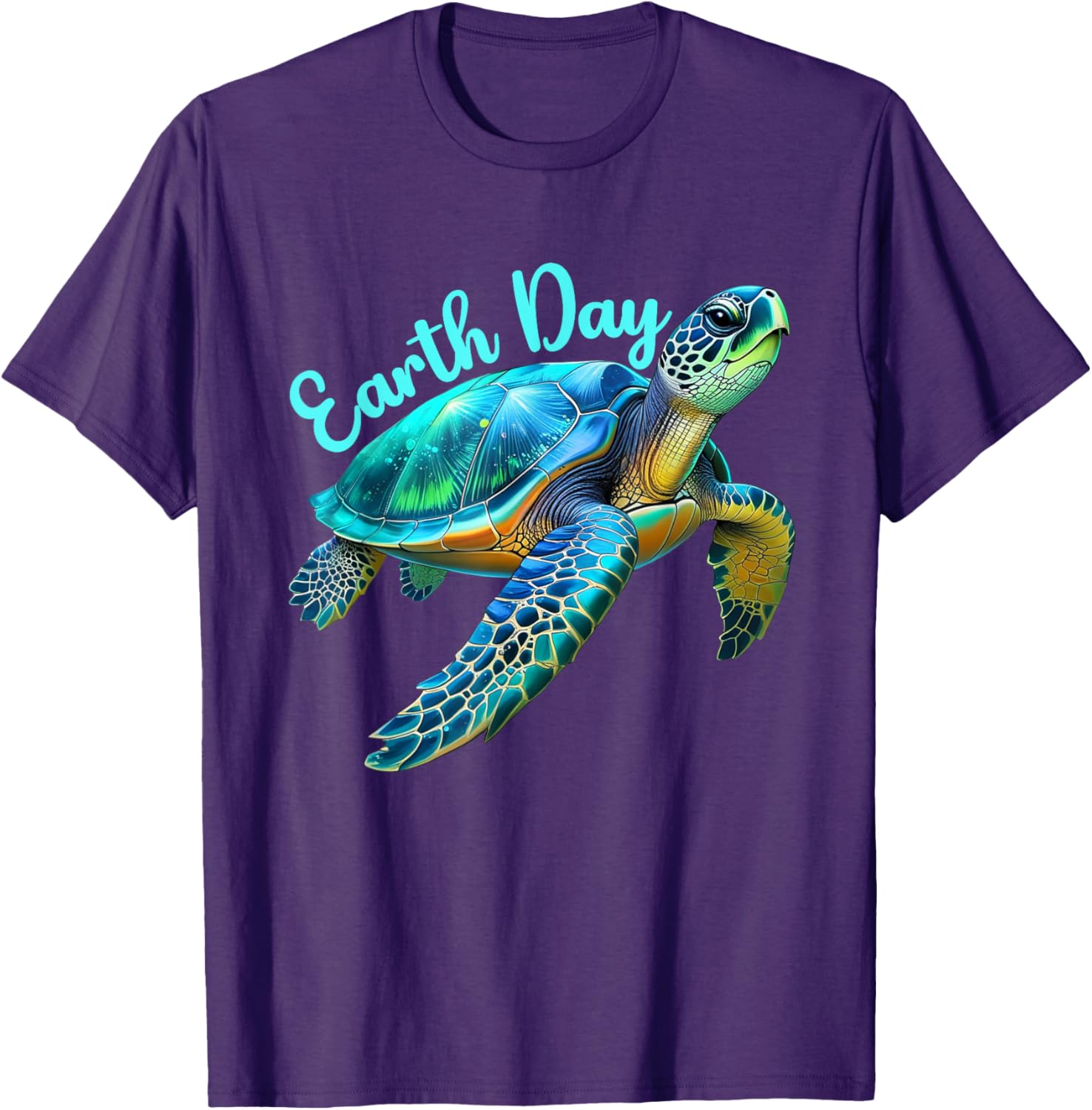 Sea Turtle Earth Day T-Shirt for Men and Women - Save the Planet! - 11