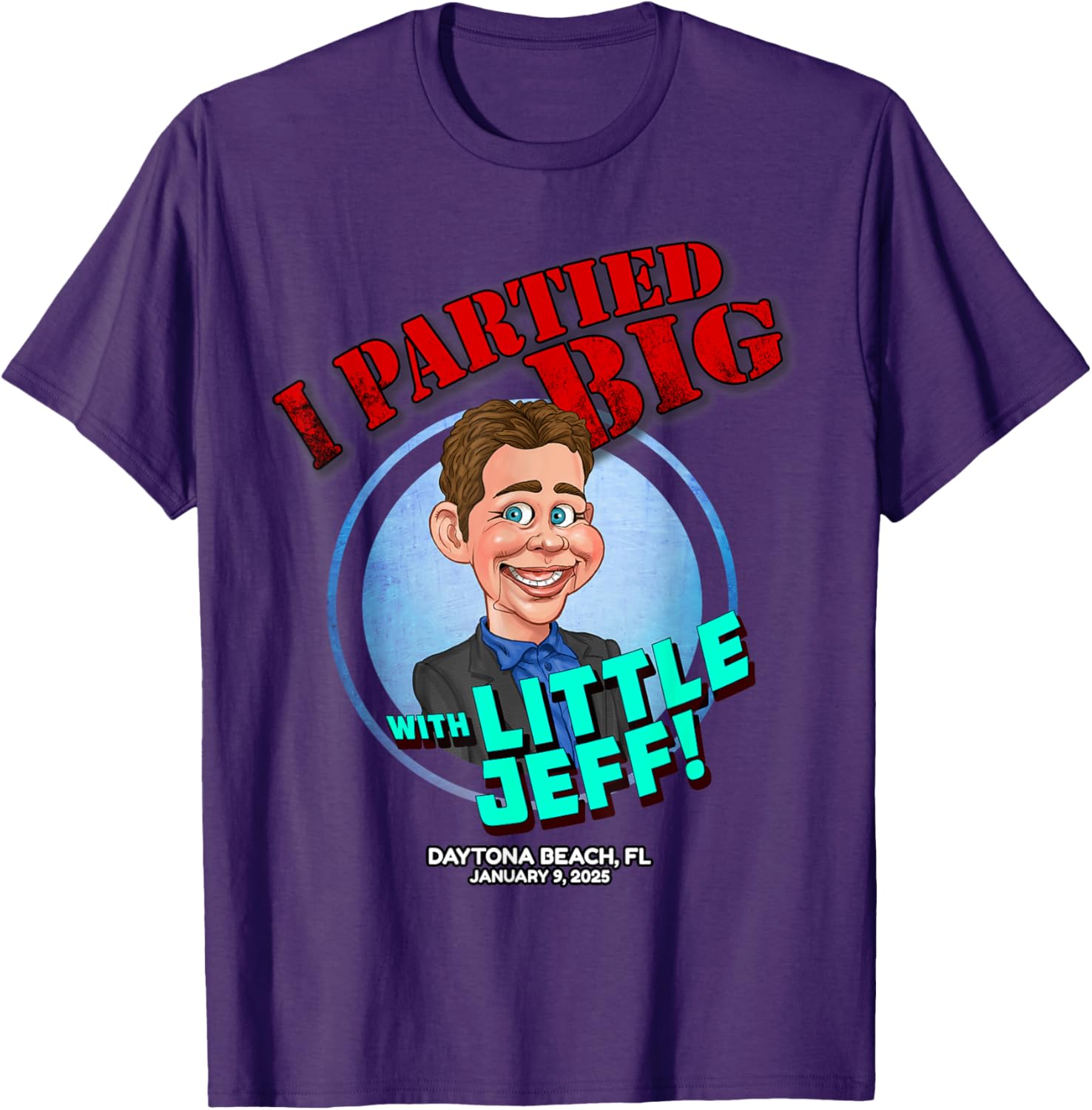 Little Jeff Daytona Beach T-Shirt for Men and Women - 2025 Casual Style - 2
