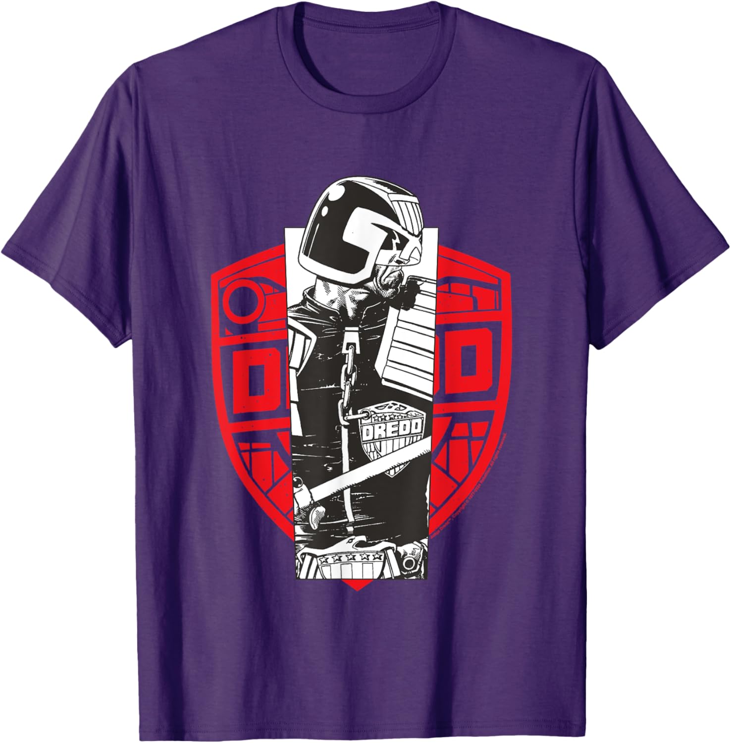 Judge Dredd Law Enforcer T-Shirt for Fans of 2000 AD Comics - 11