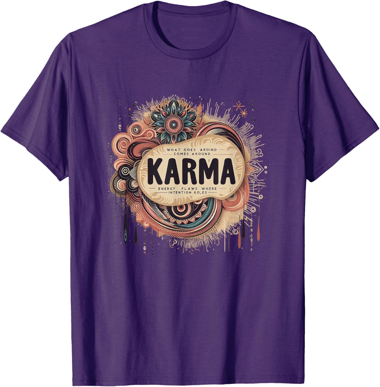 Inspirational Karma Quote Tee - Spread Positive Energy with Style - 13