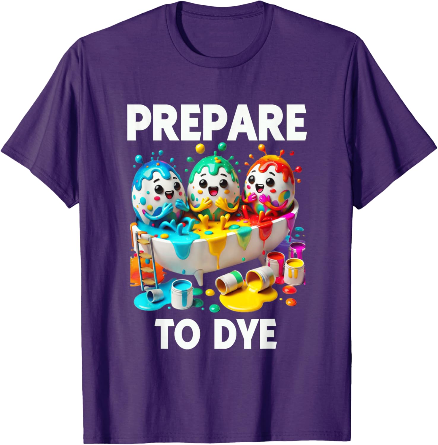 Prepare To Dye Funny Easter Egg T-Shirt for Men and Women - 4