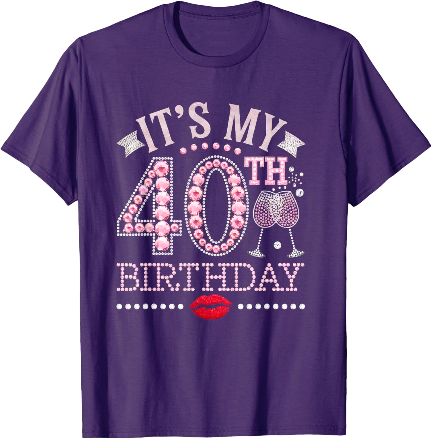40th Birthday Queen T-Shirt for Women – Fun 40 Year Old Gift Apparel - 5