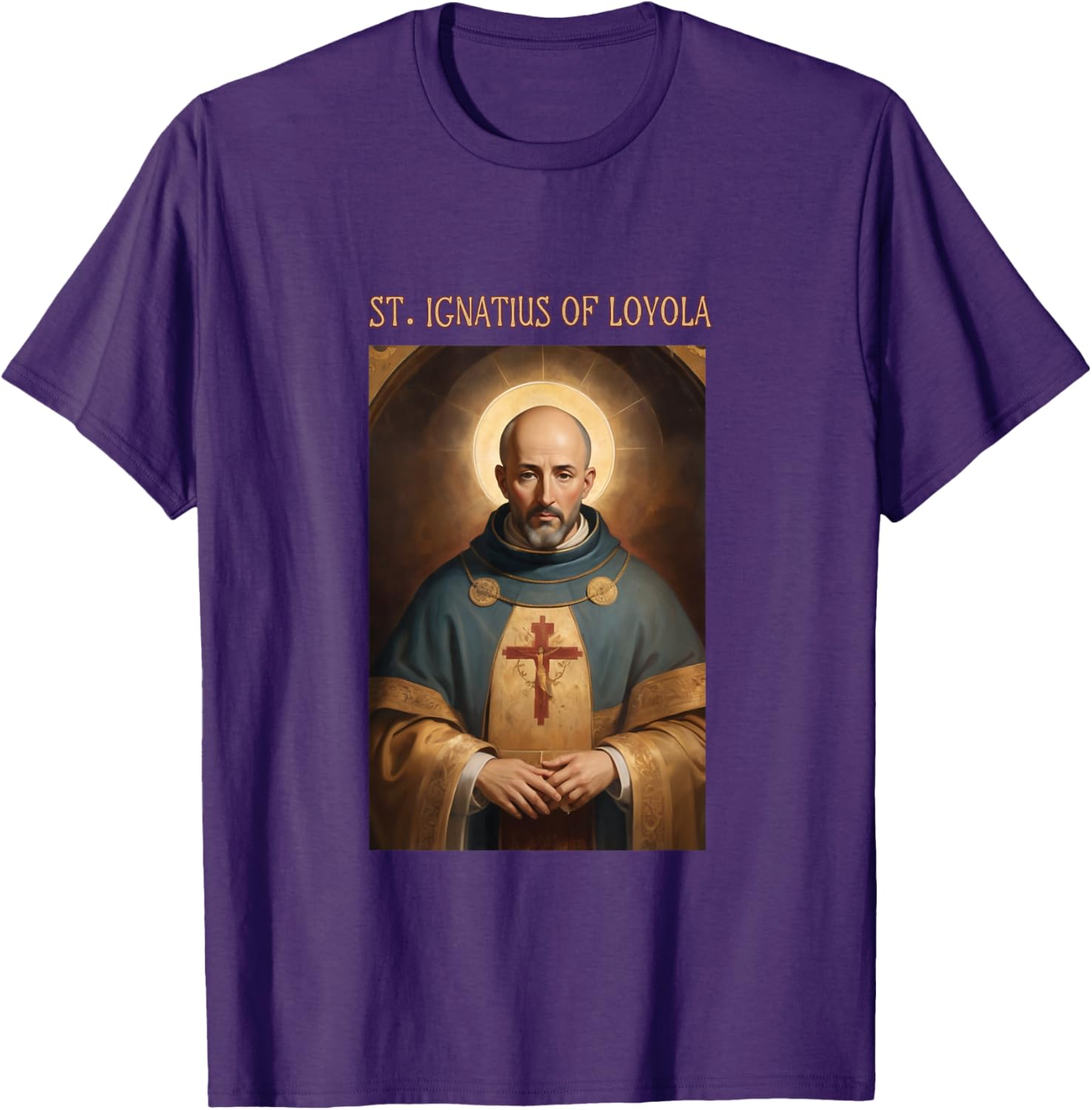 St Ignatius of Loyola T-Shirt for Roman Catholics - Stylish Faith Apparel - 3