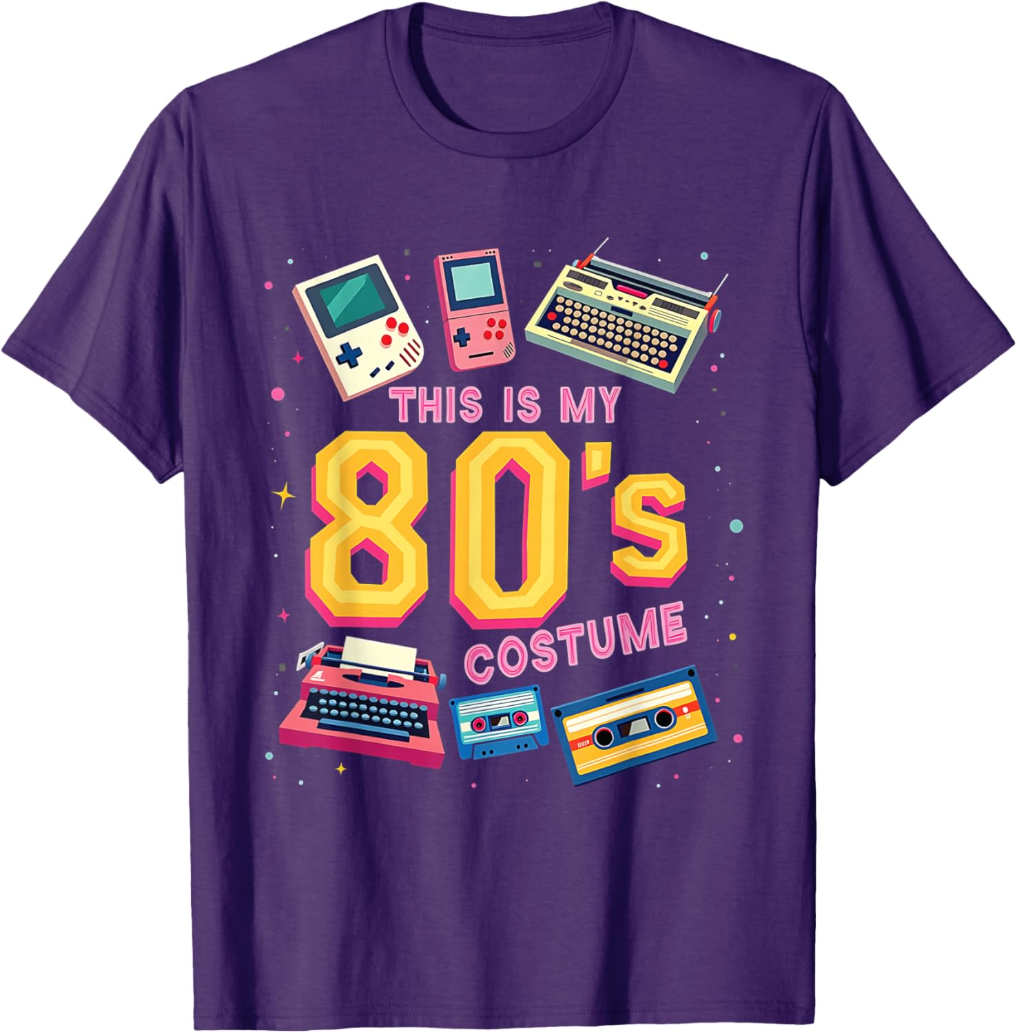 Retro 80's Costume Classic T-Shirt for Nostalgic Throwback Fun - 6