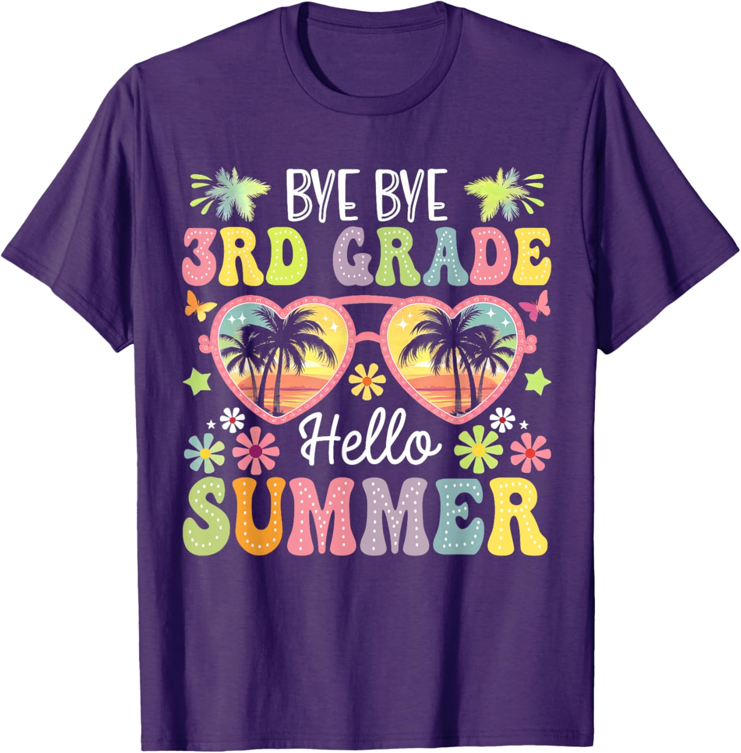 Goodbye 3rd Grade Hello Summer Kids T-Shirt for Boys Last Day of School - 15