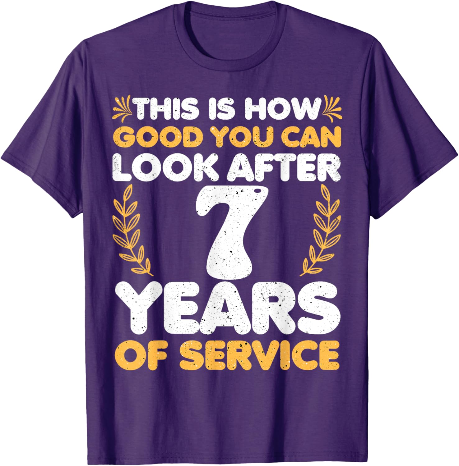 7 Year Work Anniversary T-Shirt for Men and Women - Celebrate in Style - 1