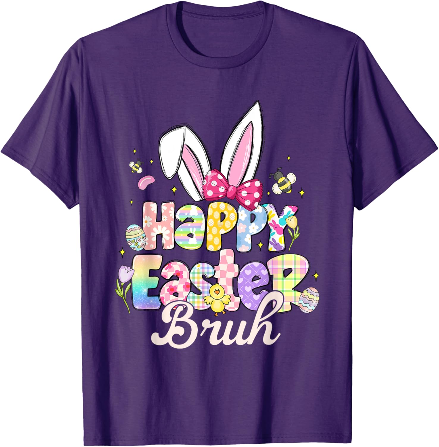 Funny Easter Bruh Meme T-Shirt for Bro Happy Spring Celebrations - 24