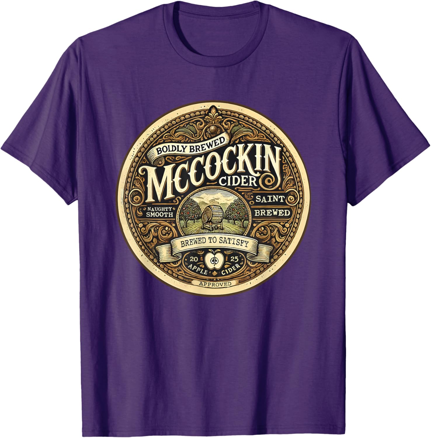 Funny Mccockin Cider St Patricks Day T-Shirt for Adults - Humor Apparel - 14