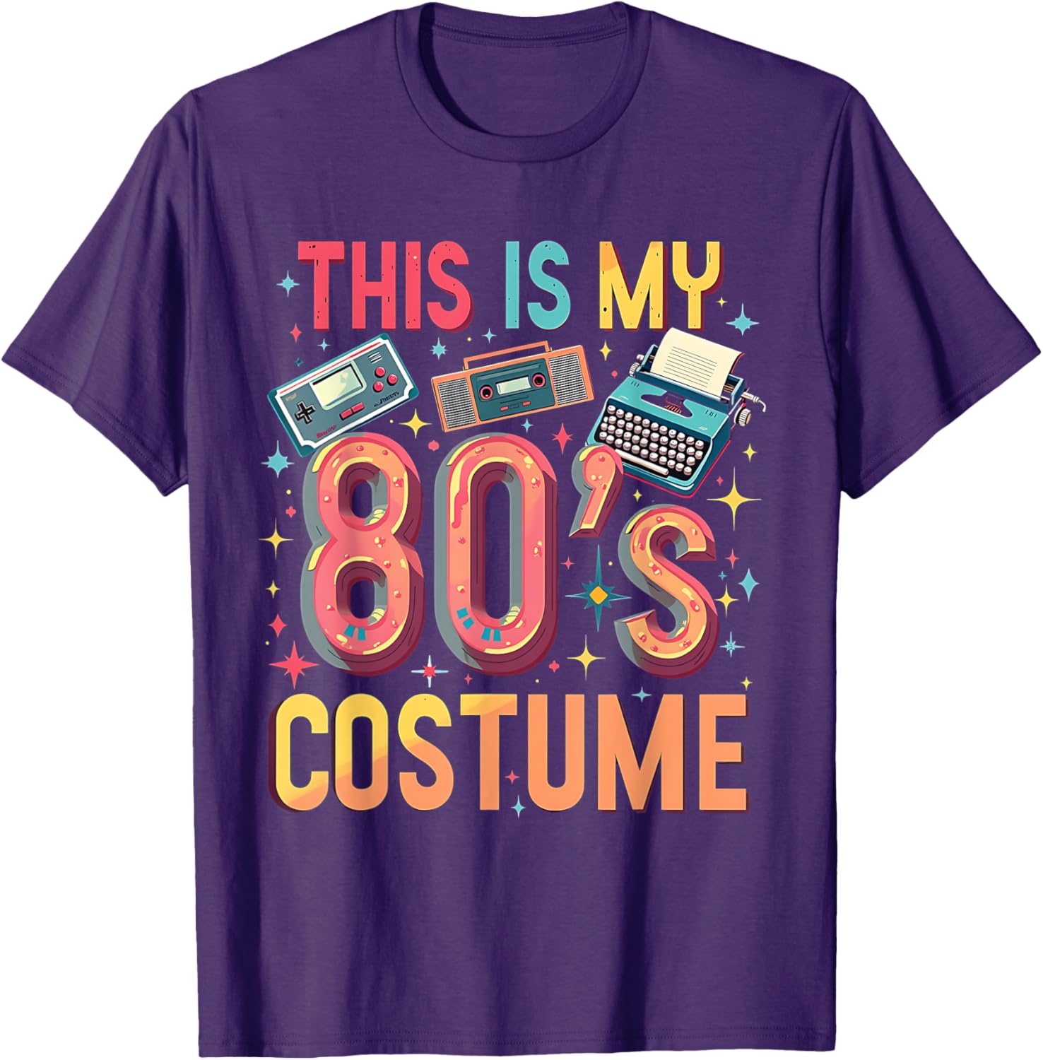 Retro 80's Costume T-Shirt for Fun Throwback Vibes Perfect for Parties - 11