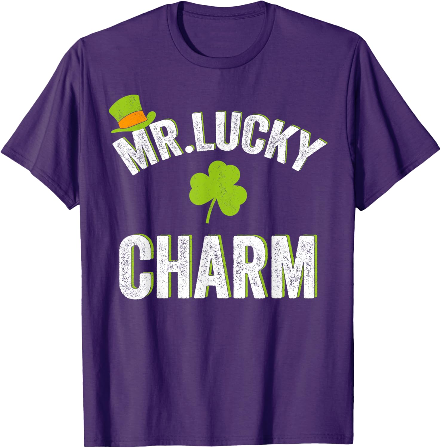 Mr Lucky Charm St Patricks Day T-Shirt for Kids and Men Fun & Festive - 3