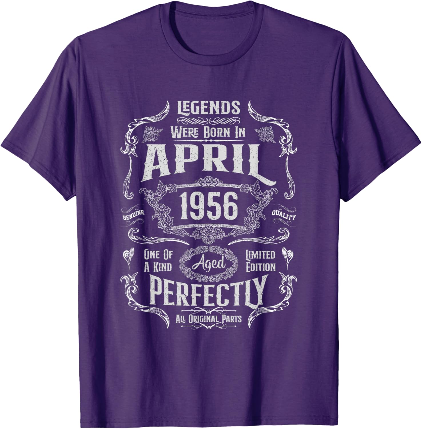 Vintage 69th Birthday Legends April 1956 T-Shirt for Memorable Celebrations - 14