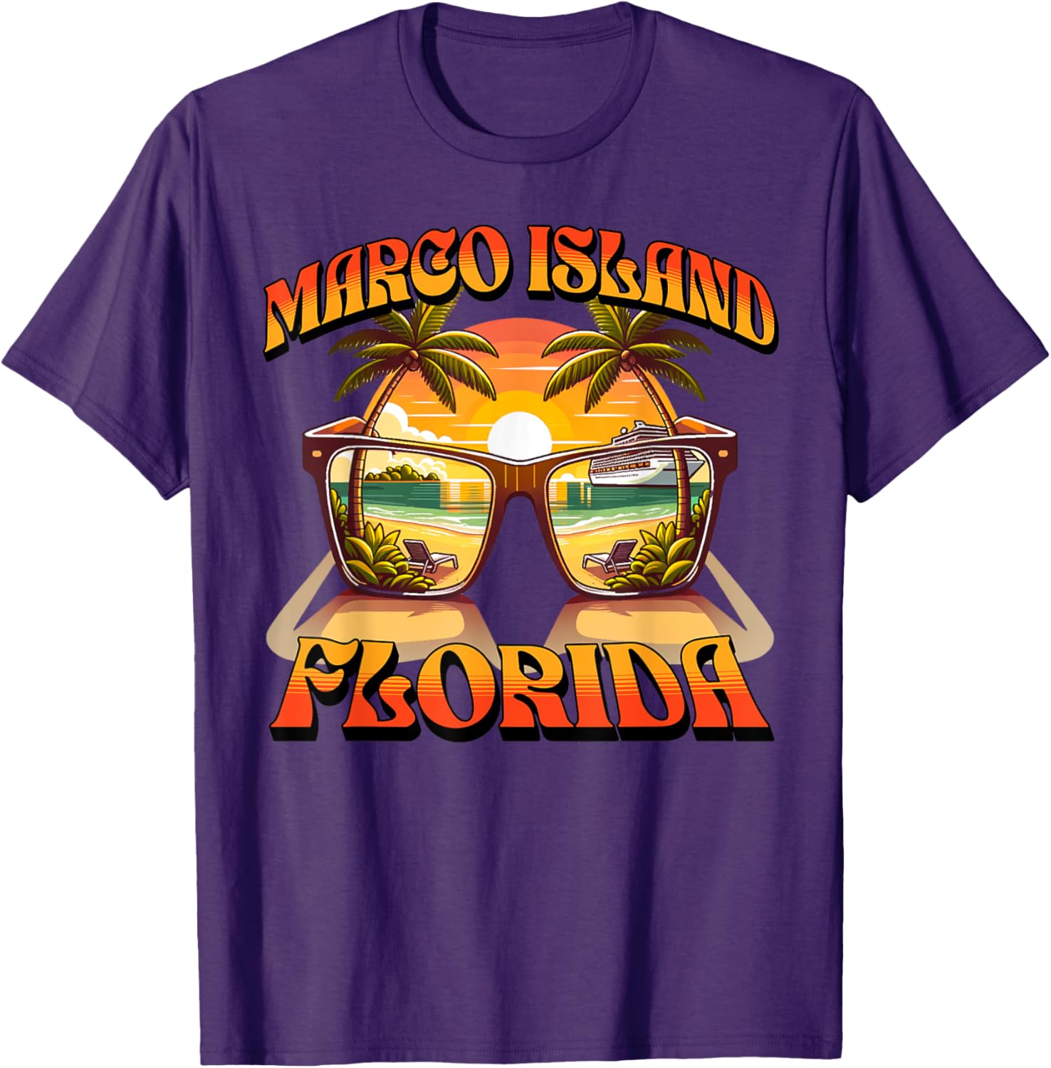 Marco Island T-Shirt for Casual Wear - Unique Island Style Apparel - 11