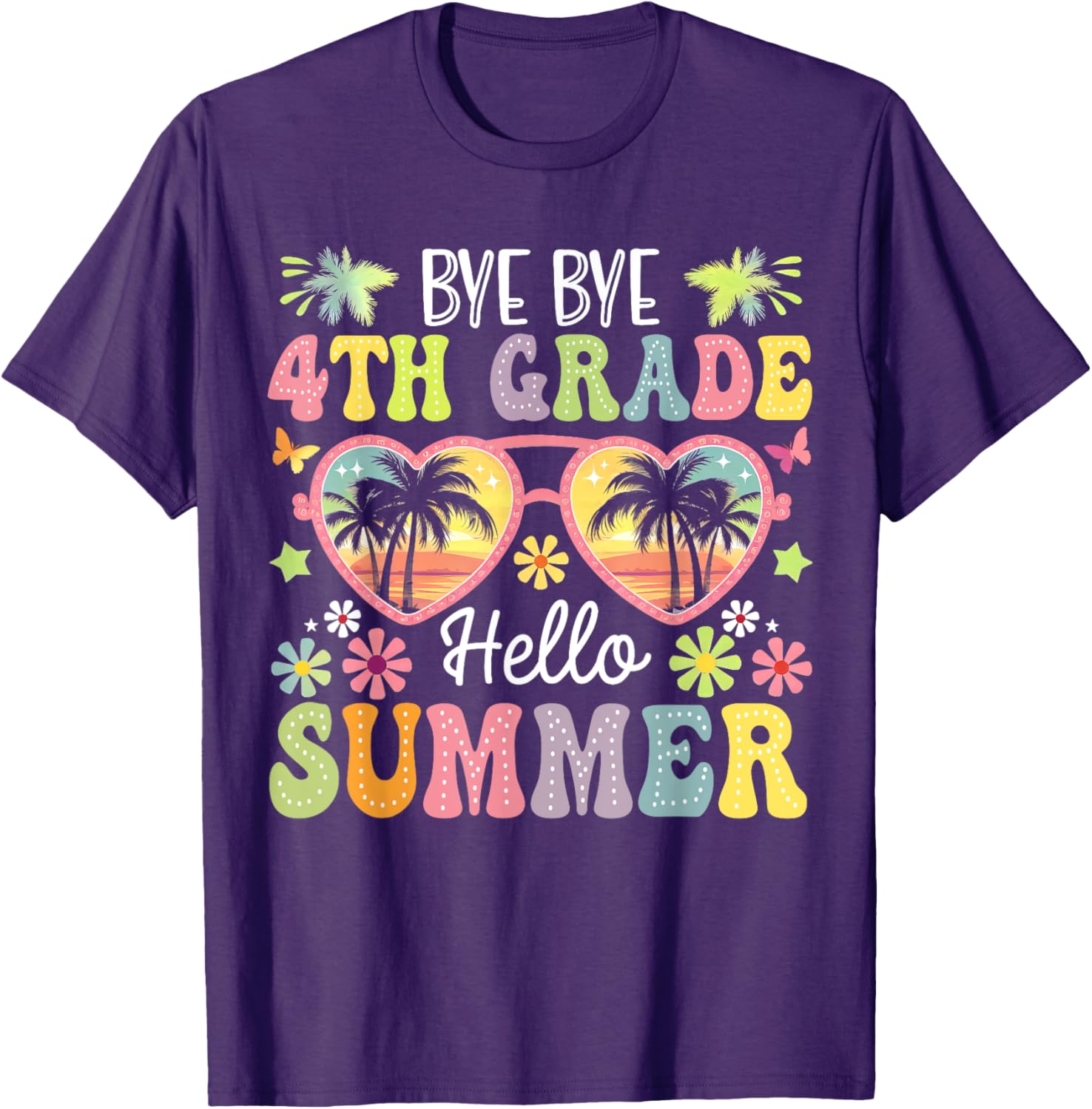 Goodbye 4th Grade Hello Summer Kids T-Shirt for Boys - Fun Last Day Style - 20