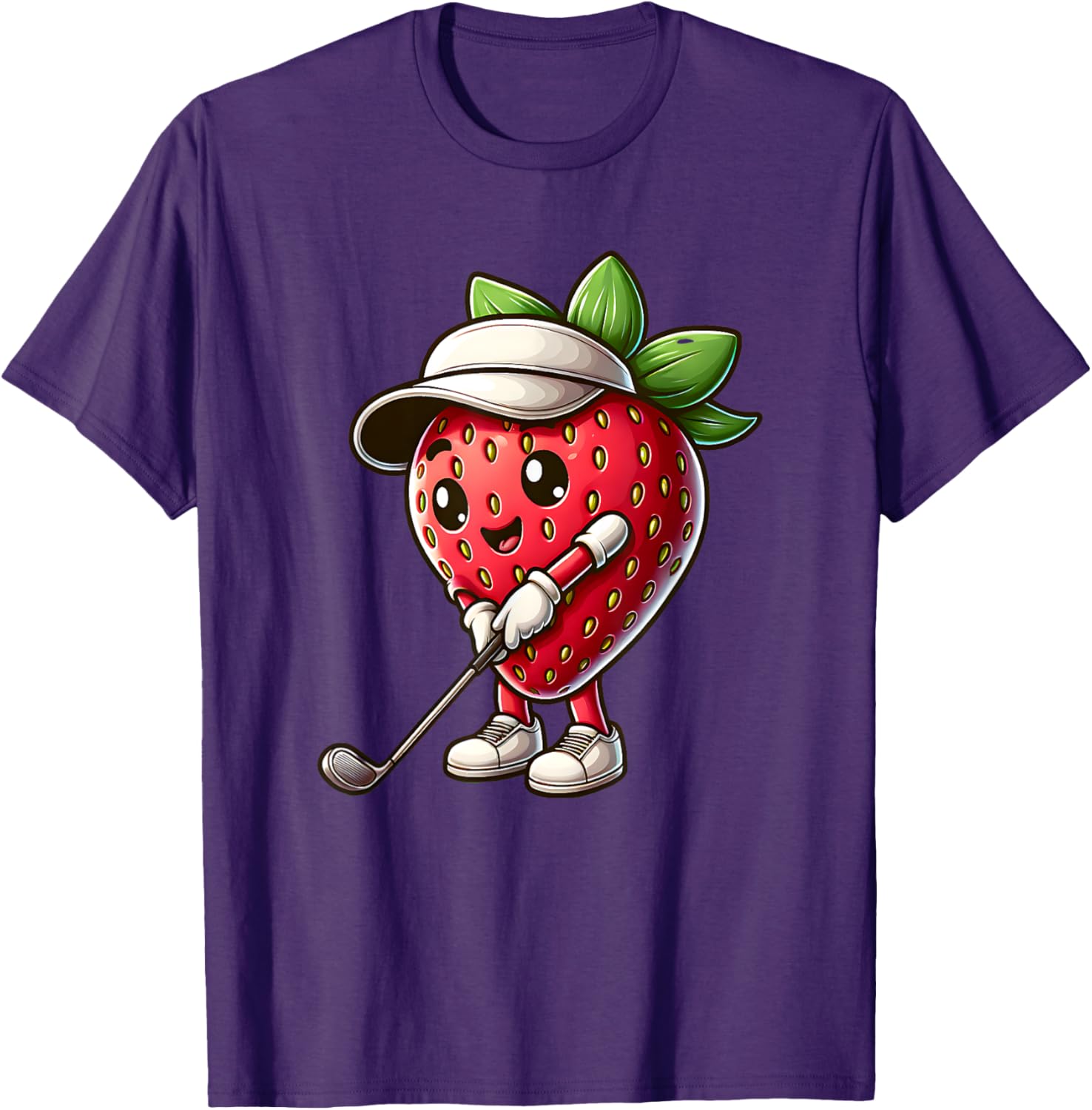 Funny Strawberry Golf Buddy T-Shirt for Golf Lovers and Friends - 28