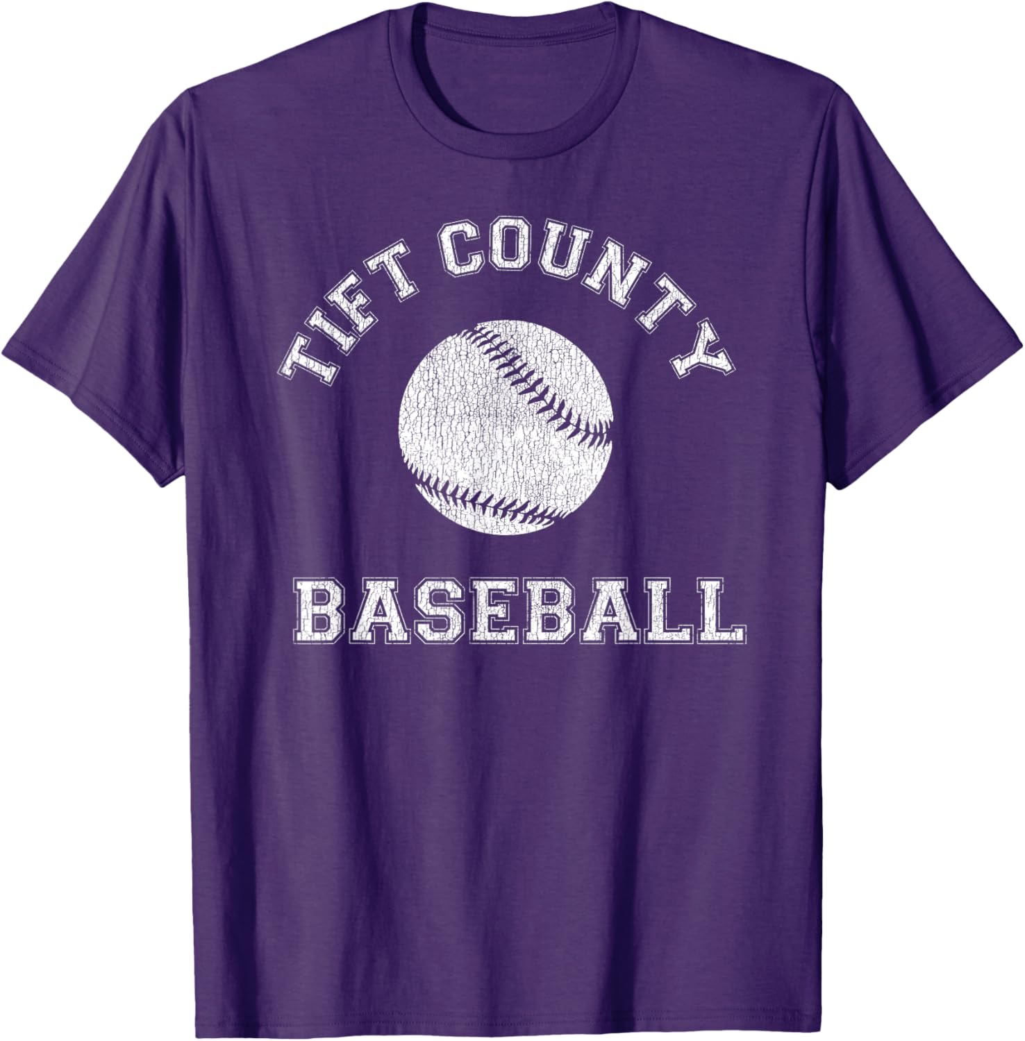 Tift County Baseball Distressed Retro Classic T-Shirt for Fans - 28