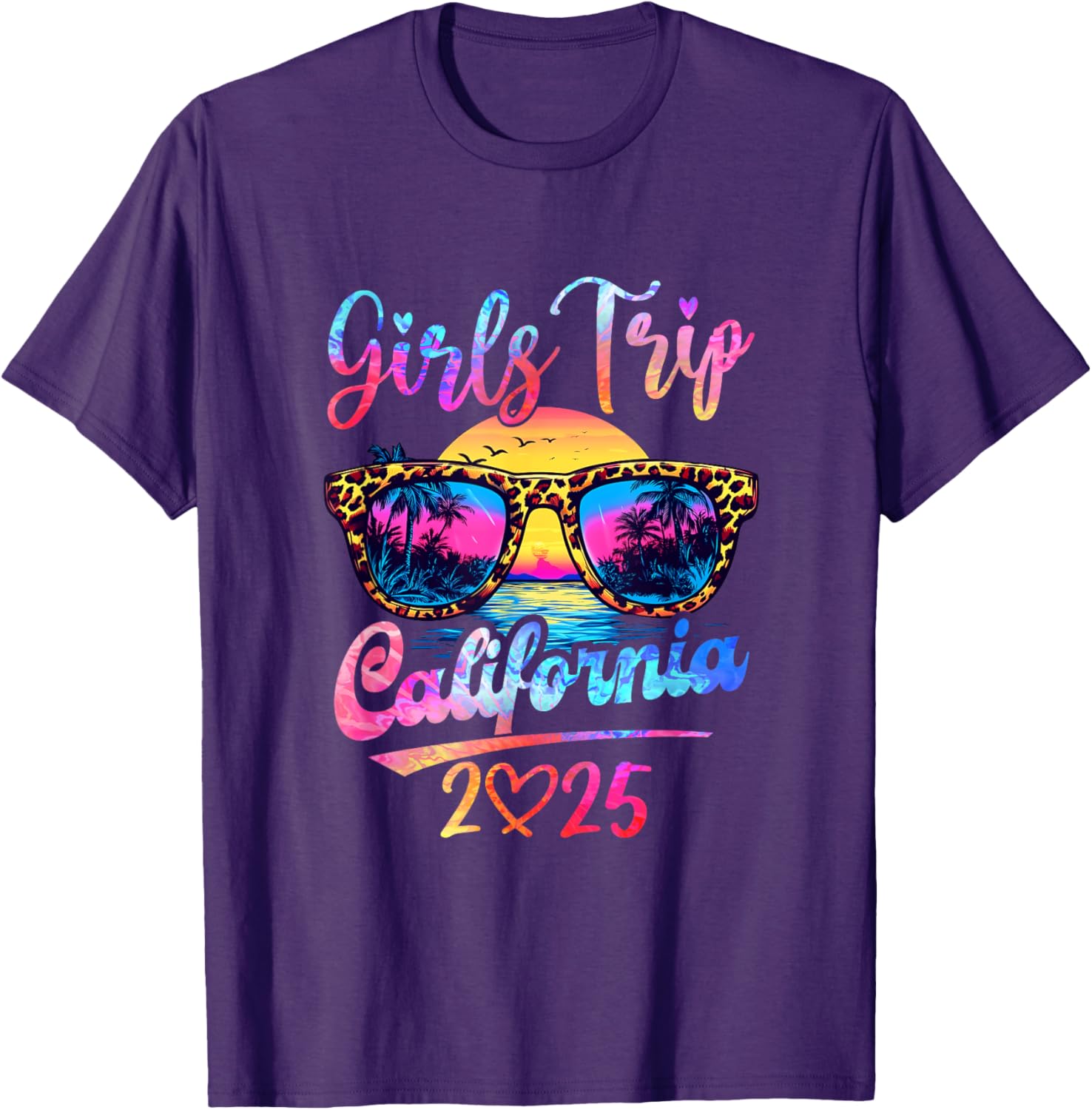 Girls Trip California 2025 Matching Summer Vacation T-Shirt for Women - 10