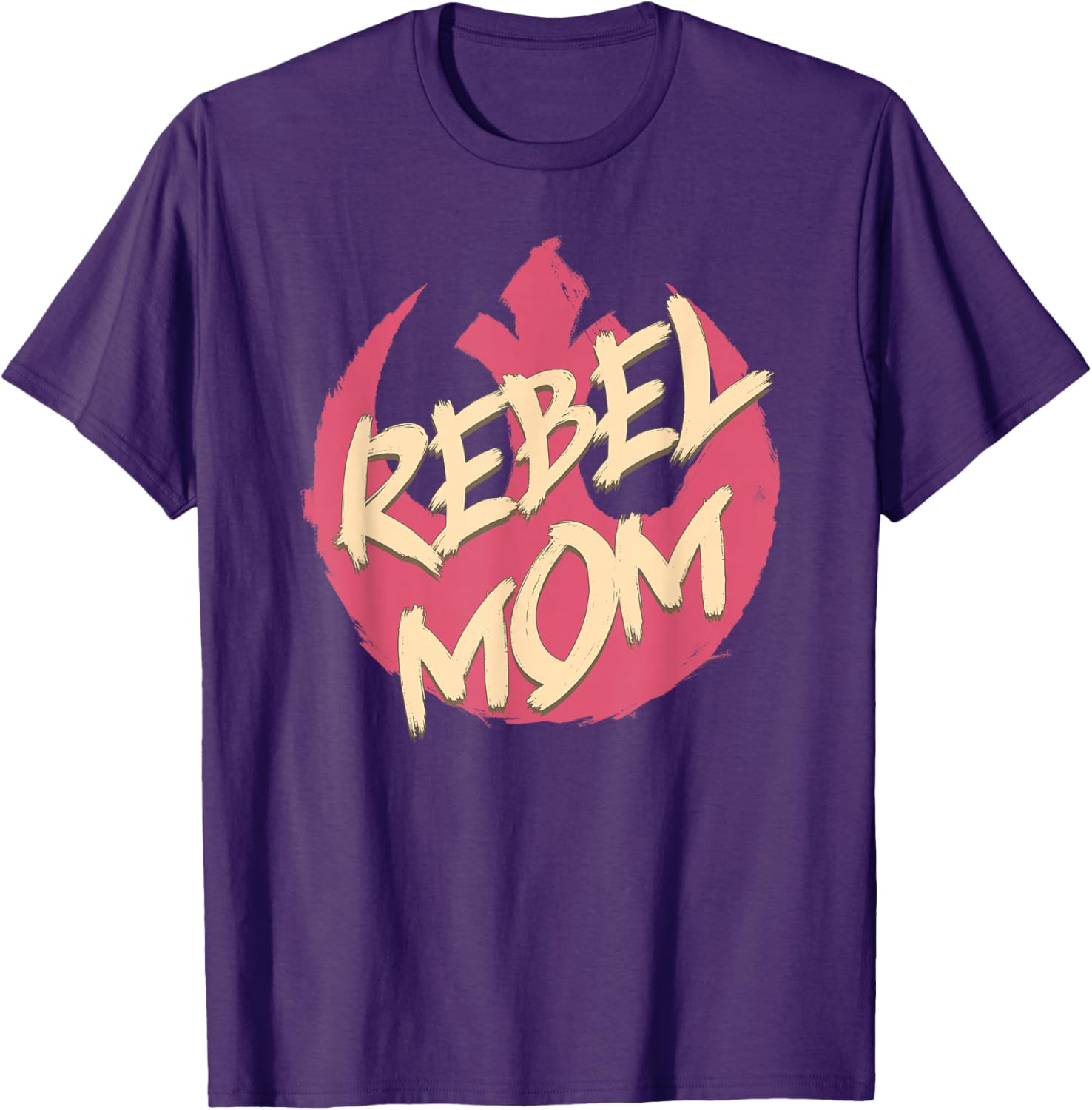 Star Wars Mother's Day Rebel Mom Distressed Logo T-Shirt for Her - 10