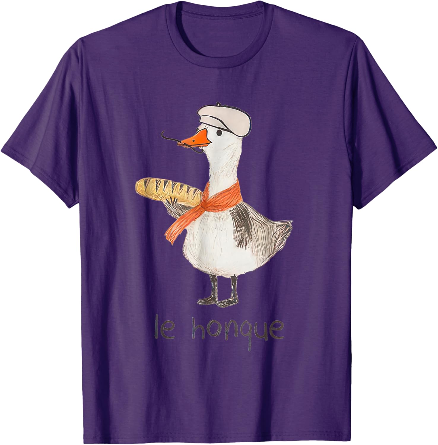 Funny French Goose Shirt Le Honque Casual Tee for Stylish Comfort - 17