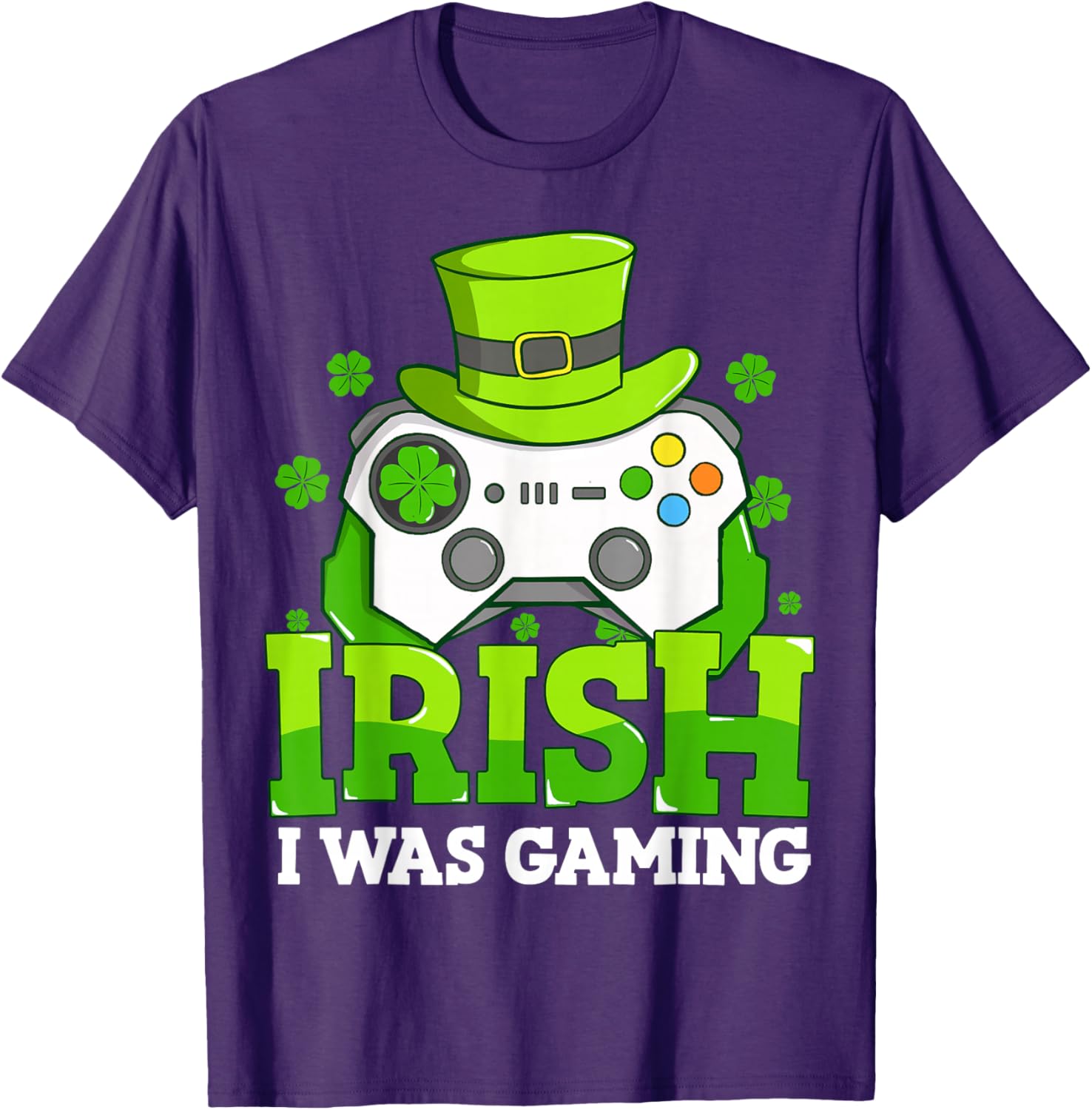 Boys St Patricks Day Gaming T-Shirt for Irish Gamers Fun Design - 7