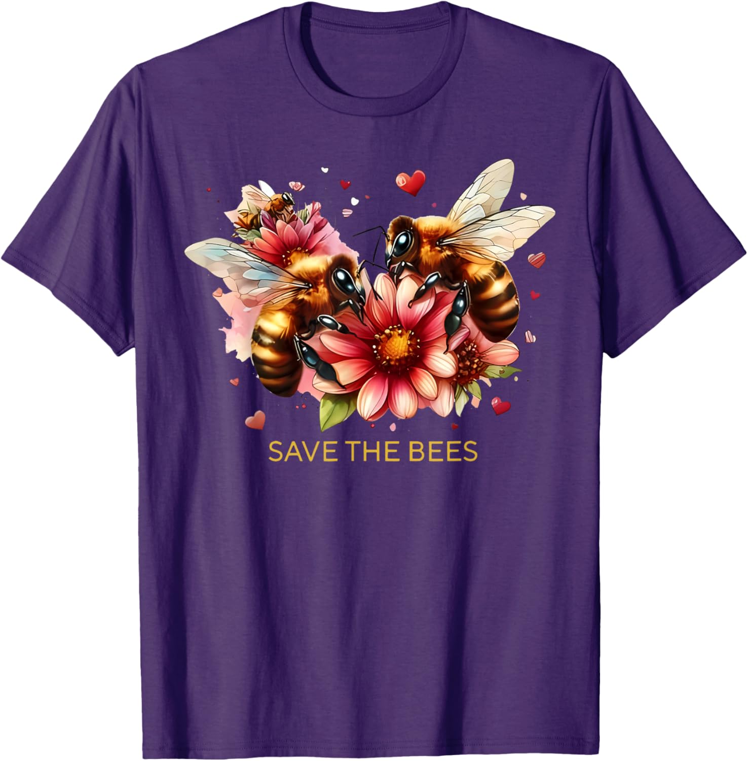 Save Our Bees Pollinator Gardening T-Shirt for Environmental Advocates - 2