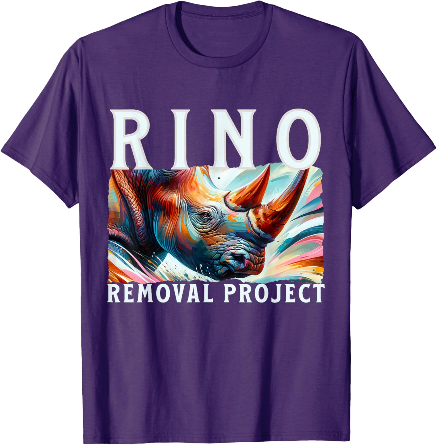 RINO Removal Project Satire T-Shirt for Republican Politics Enthusiasts - 4