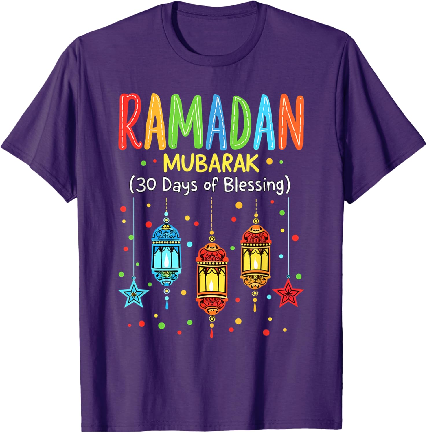 Happy Ramadan Mubarak Boys Youth T-Shirt for Kids Casual Wear - 6