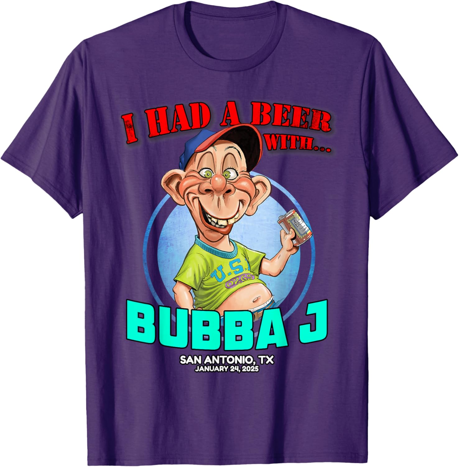 Bubba J San Antonio TX 2025 T-Shirt for Fun and Stylish Casual Wear - 12